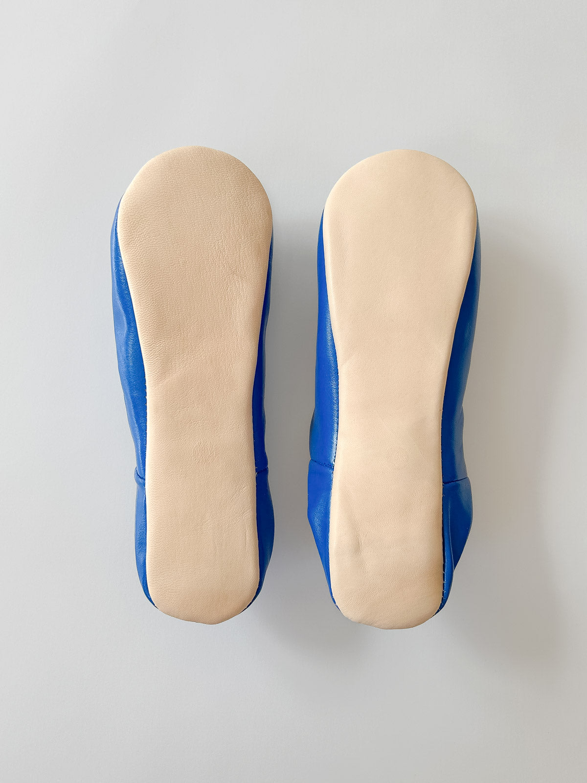 Authentic Moroccan Men's Babouche Slippers - Handmade Leather Comfort Shoes in Majorelle Blue | Perfect for Home, Lounge & Cultural Fashion