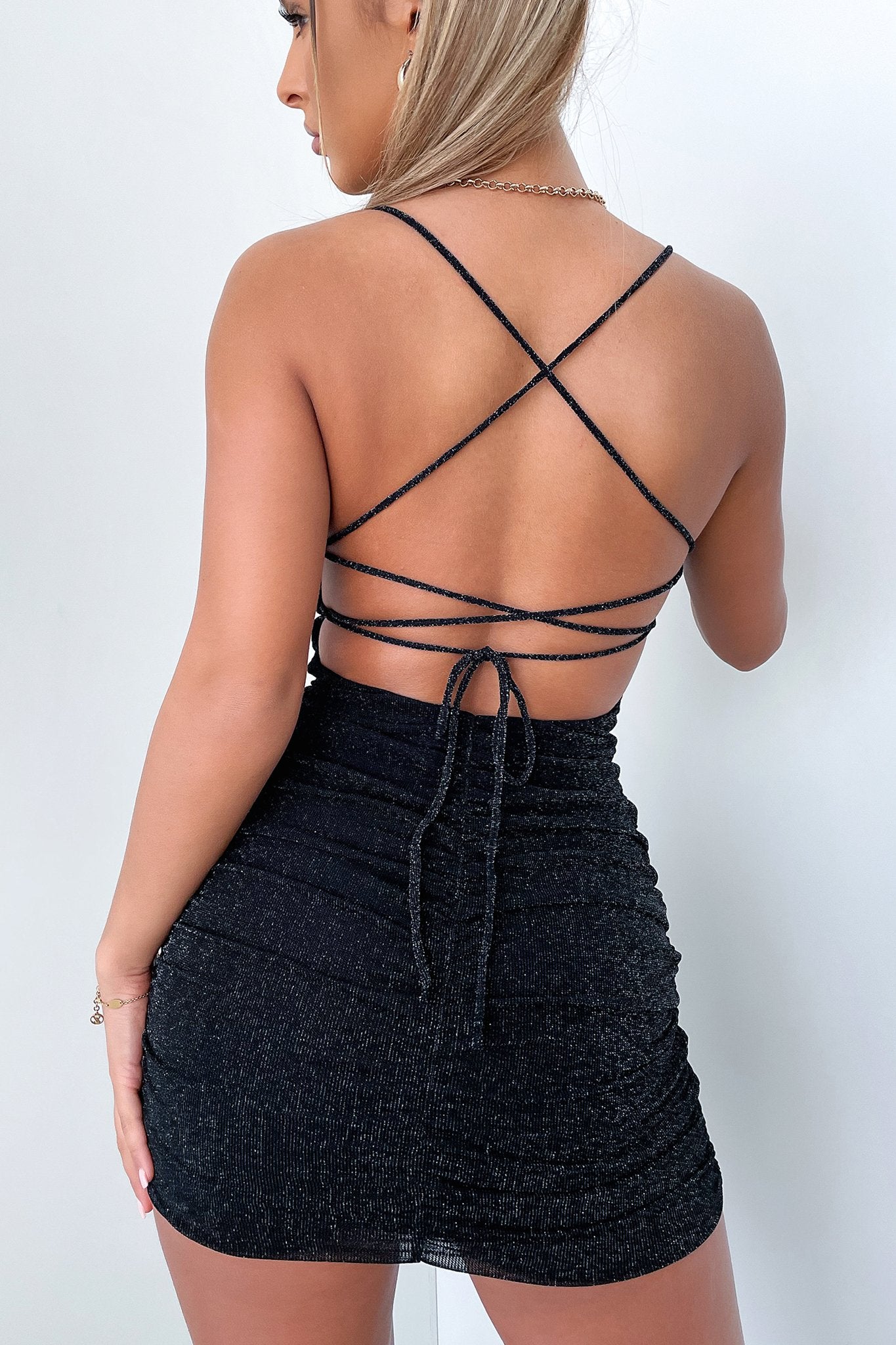 Sparkly Black Party Dress for Women - Elegant Evening Gown for Prom, Cocktail, Wedding & Special Occasions