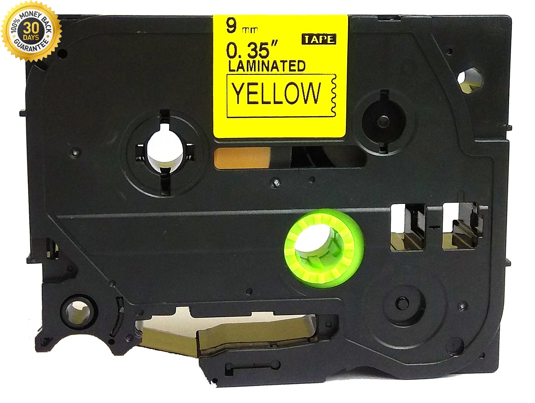 NEOUZA 5PK Brother P-Touch Compatible Laminated TZe TZ Label Tapes - 9mm (3/8 inch) for Models B21, 421, 521, 621, 721 - Black Print on Orange, Red, Blue, Yellow & Green Colors - Perfect for Office Organization, Shipping Labels & Home Storage