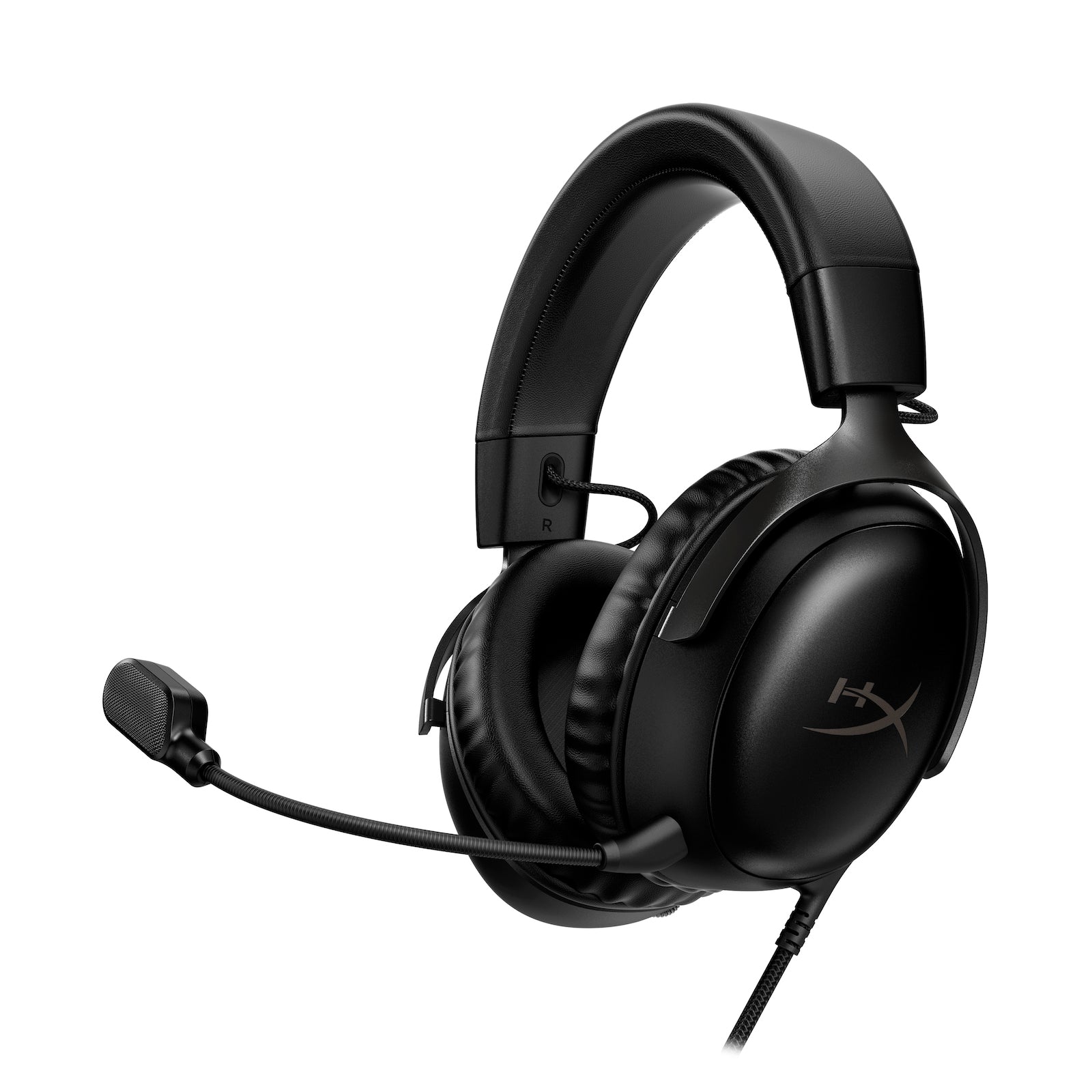 HyperX Cloud III Gaming Headset - Wired Over-Ear Headphones with Noise Cancellation, 7.1 Surround Sound for PC, PS5, Xbox - Perfect for Competitive Gaming & Streaming