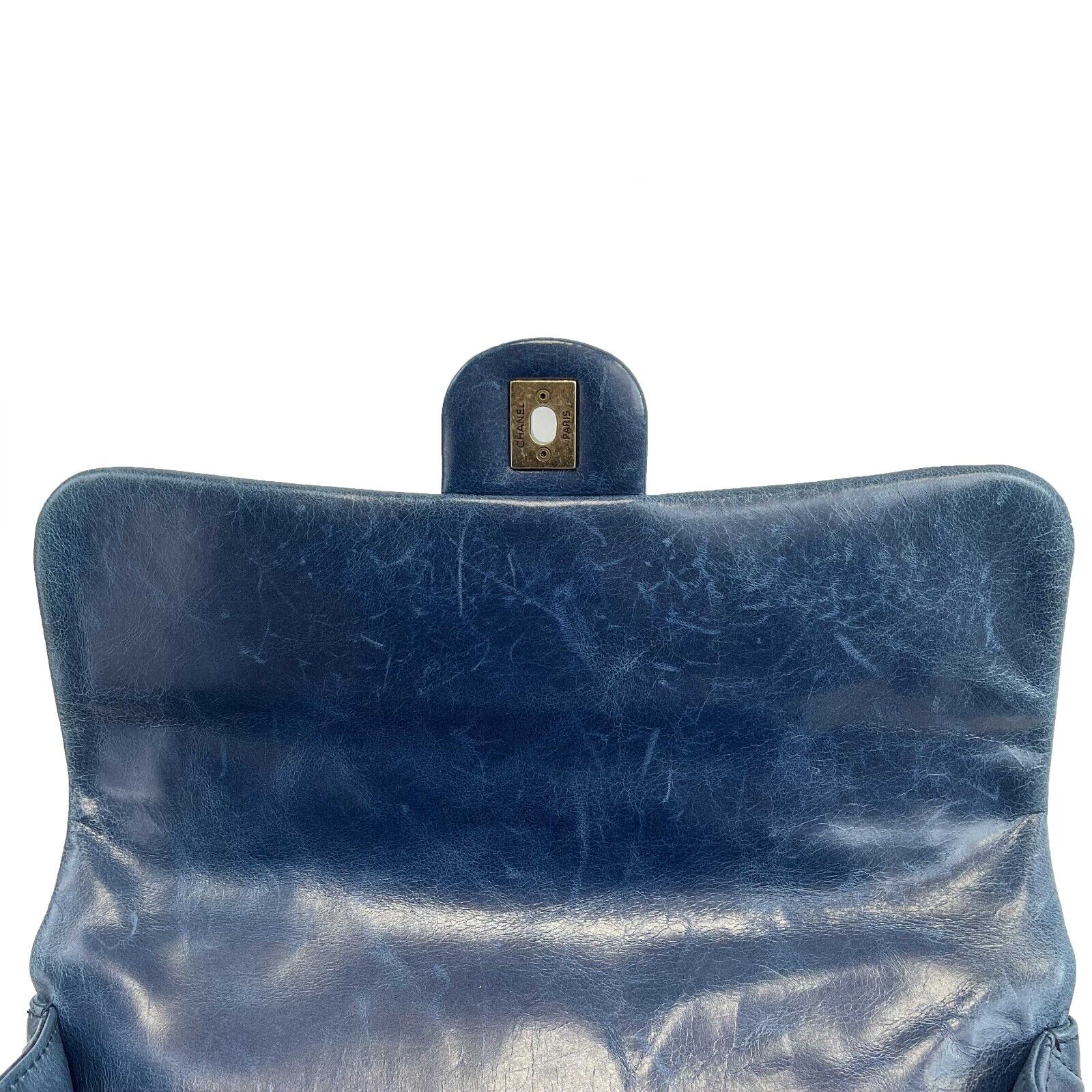 Chanel Teal CC Single Flap Top Handle Large Leather Shoulder Bag - Luxury Designer Crossbody Purse for Women, Perfect for Work, Evening Events & Travel