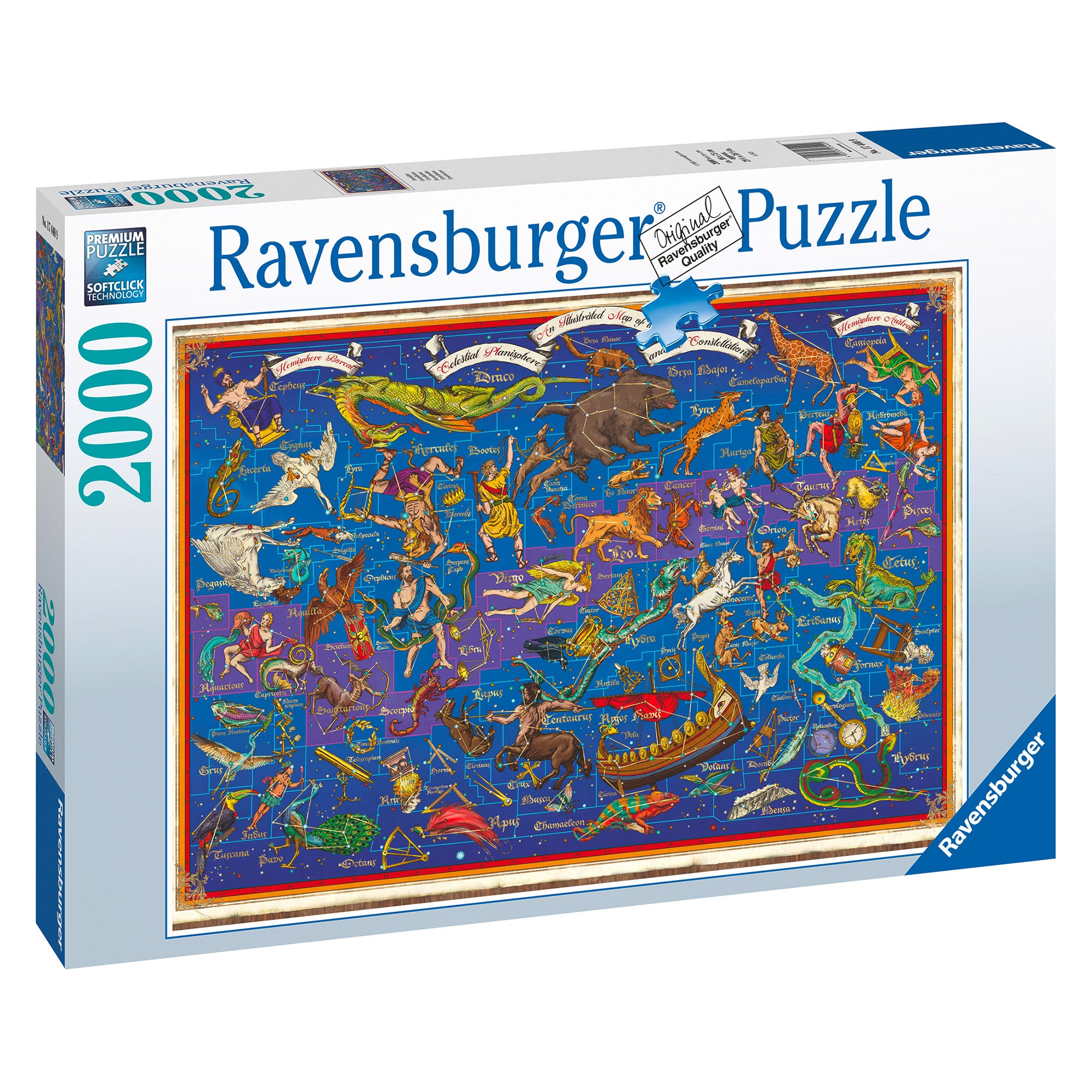 2000-Piece Adult Constellation Puzzle – Challenging Astronomy Jigsaw for Relaxation & Home Decor | Perfect for Stargazers & Puzzle Enthusiasts