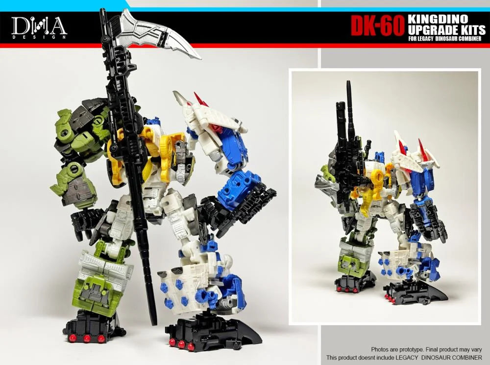 DNA Design DK 60 Upgrade Kit for Legacy Dinoking - Premium Replacement Parts for Transformers Collectors | Perfect for Display, Customization & Toy Restoration
