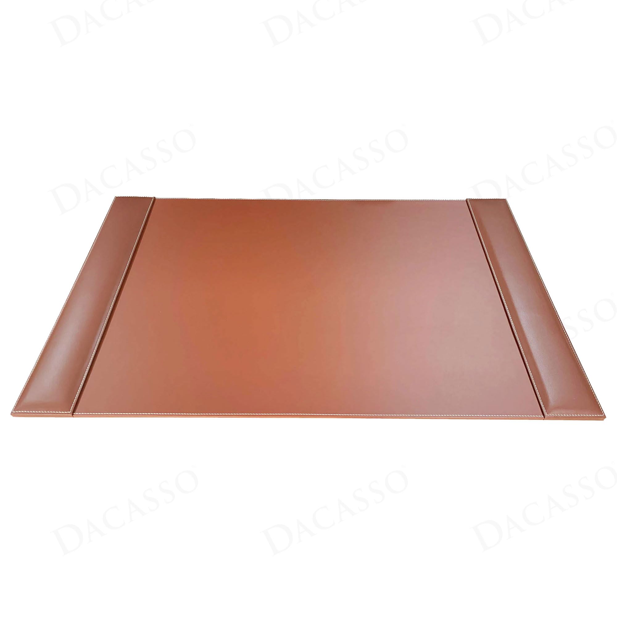 Premium Rustic Brown Leather Desk Pad - 25.5