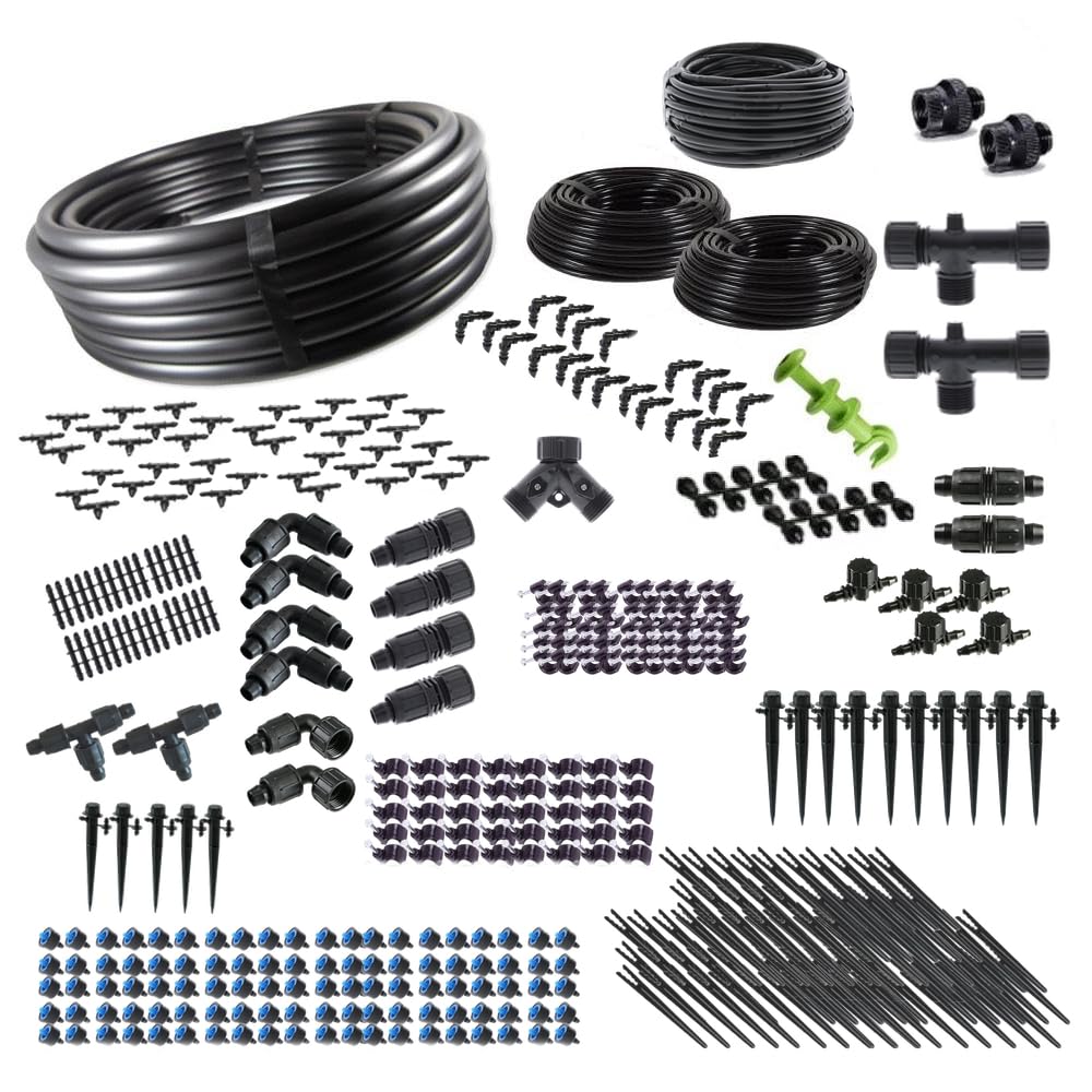 Drip Depot Ultimate Drip Irrigation Kit for Container Gardening - Easy Watering System for Potted Plants, Raised Beds & Small Gardens