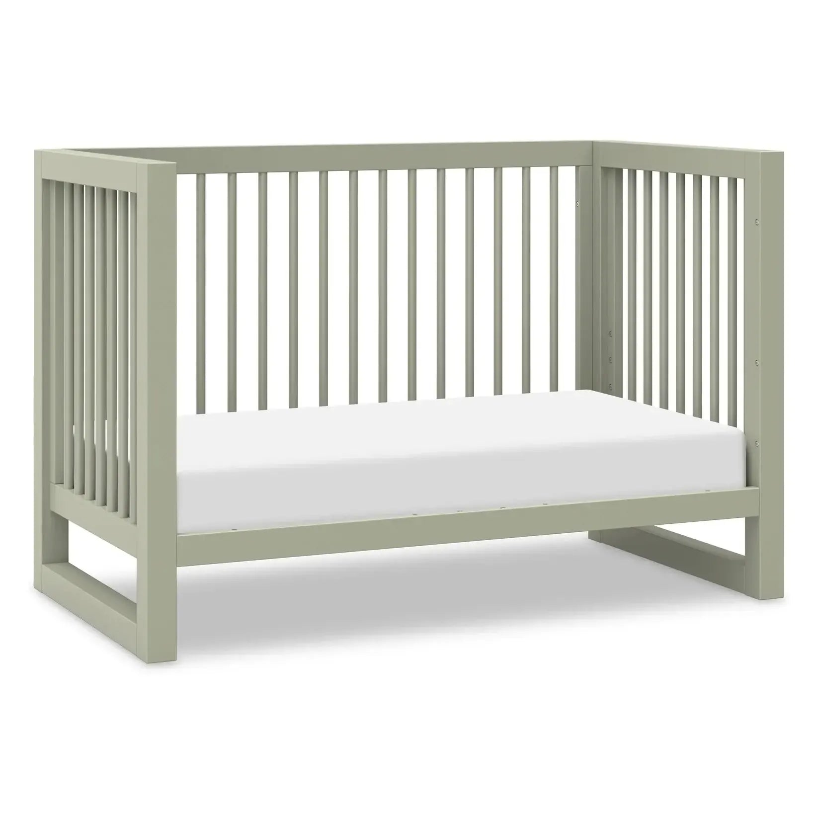 Namesake Nantucket 3-in-1 Convertible Crib in French Sage - Nursery Furniture for Baby Girls & Boys - Perfect for Modern, Coastal & Farmhouse Nursery Decor