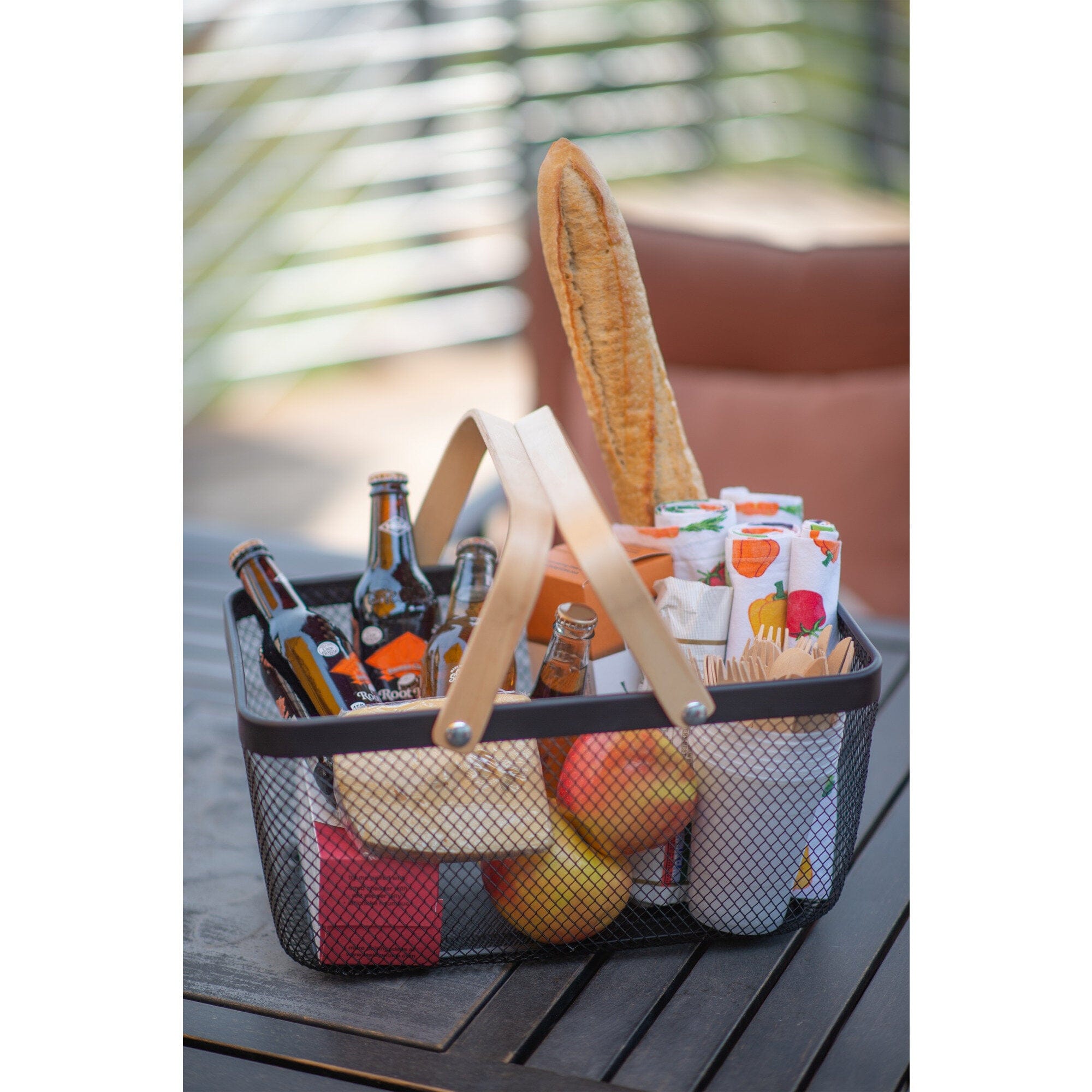 BIA Market Basket - Durable Woven Storage Basket for Home Organization, Laundry, and Grocery Shopping - Perfect for Kitchen, Bathroom, and Office Storage