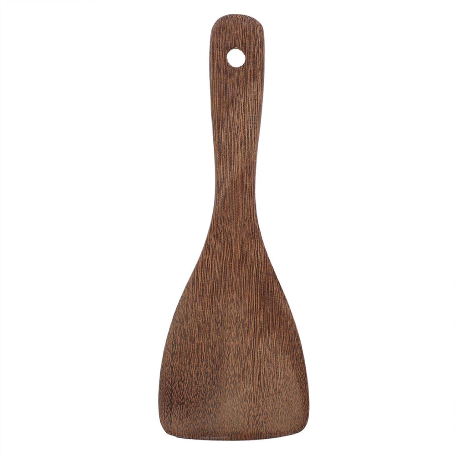 Premium Wooden Kitchen Spatula - Safe, Anti-Corrosion & Dishwasher Friendly Cooking Utensil for Baking, Flipping & Serving | Easy to Clean & Durable for Home Chefs