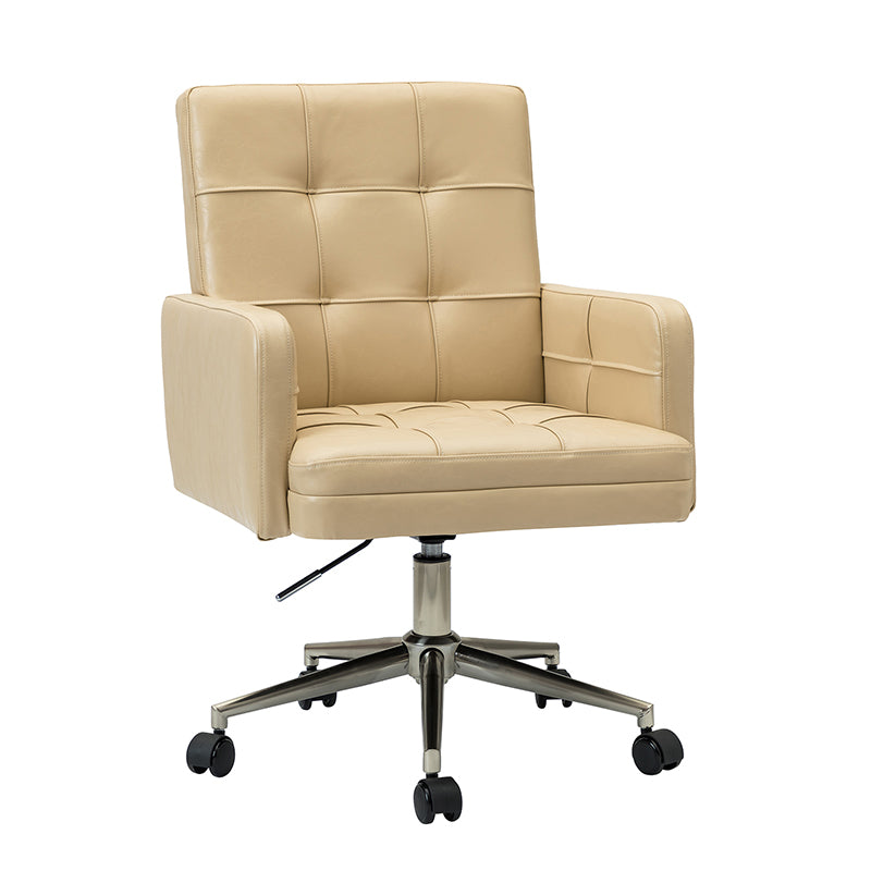 Ergonomic Leo Task Chair - Adjustable Office Chair with Lumbar Support for Home & Office Workspaces - Perfect for Long Hours of Sitting, Computer Work, and Study Sessions