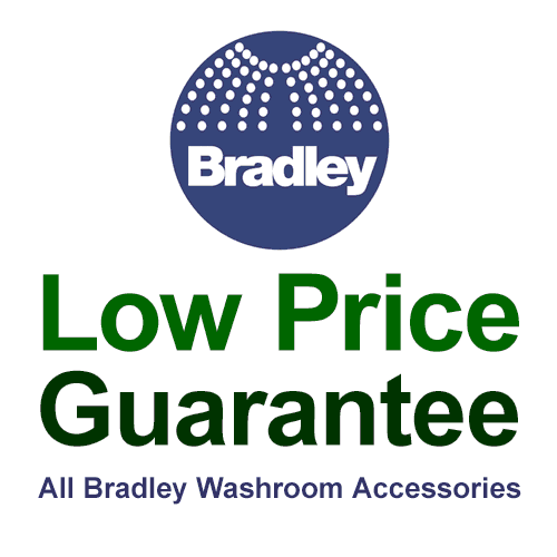 Bradley S19 310TW12 Emergency Eyewash Station - ANSI-Compliant Wall-Mounted Safety Shower for Laboratories & Industrial Use - Chemical Splash Protection First Aid Equipment