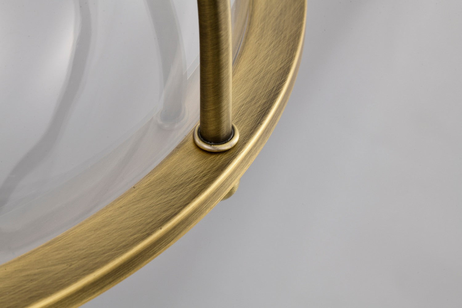 Vintage Brass 14-Inch 3-Light Pendant Light Fixture - Perfect for Kitchen Island, Dining Room, and Bedroom Lighting
