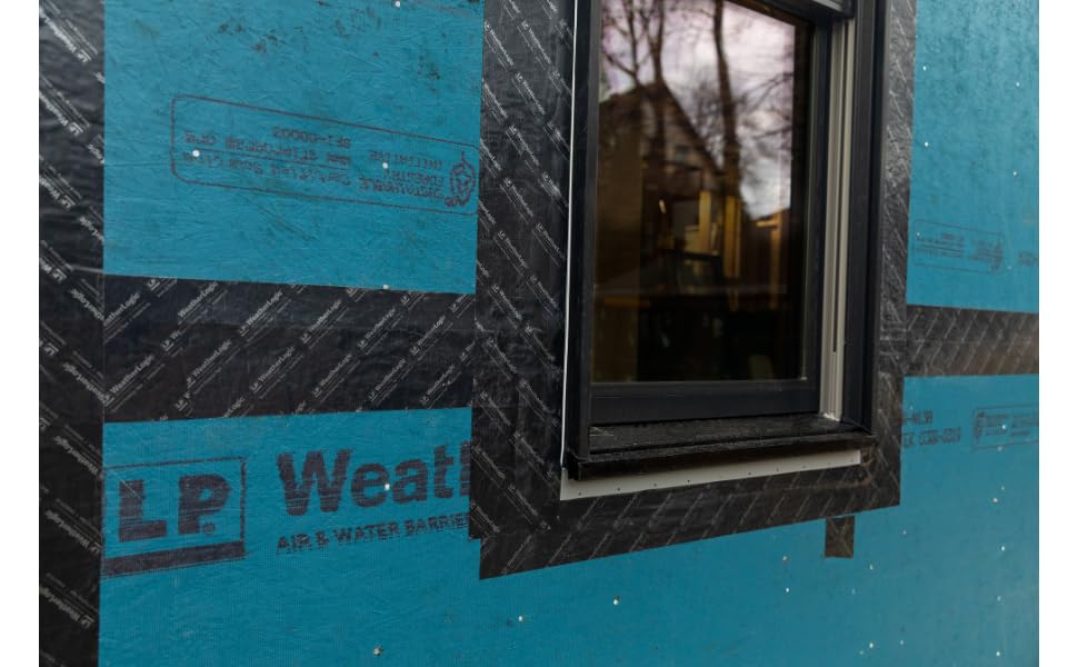 3 ¾ Inch Seam & Flashing Tape - Waterproof Roofing & Construction Sealant for Leak Repair, Window Flashing, and HVAC Duct Sealing
