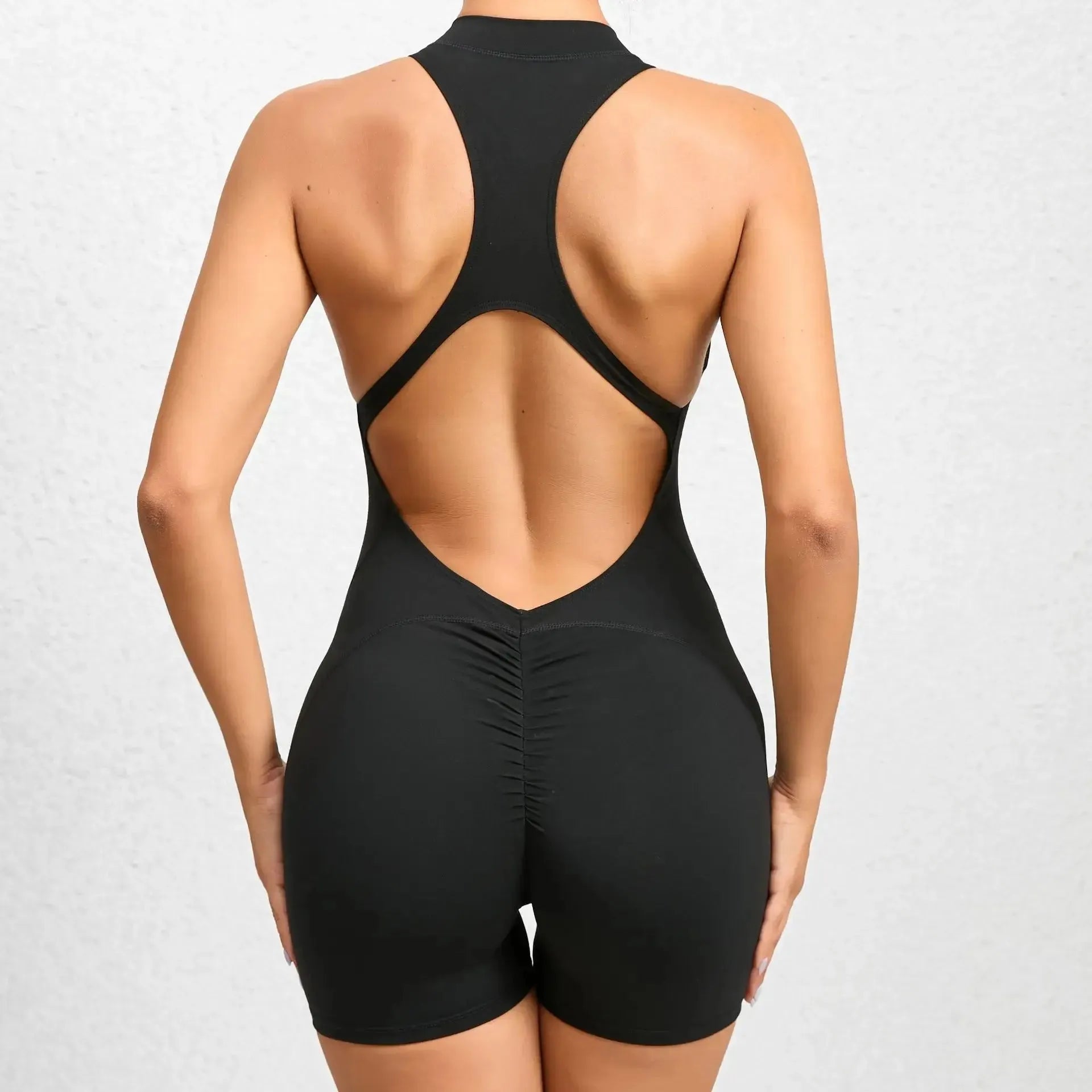 2024 Women's Yoga Sets One Piece - Sleeveless Vest Exercise Crop Jumpsuit with Scrunch Back Pants for Gym, Workout & Fitness | Perfect for Yoga, Pilates, Running and Active Lifestyle