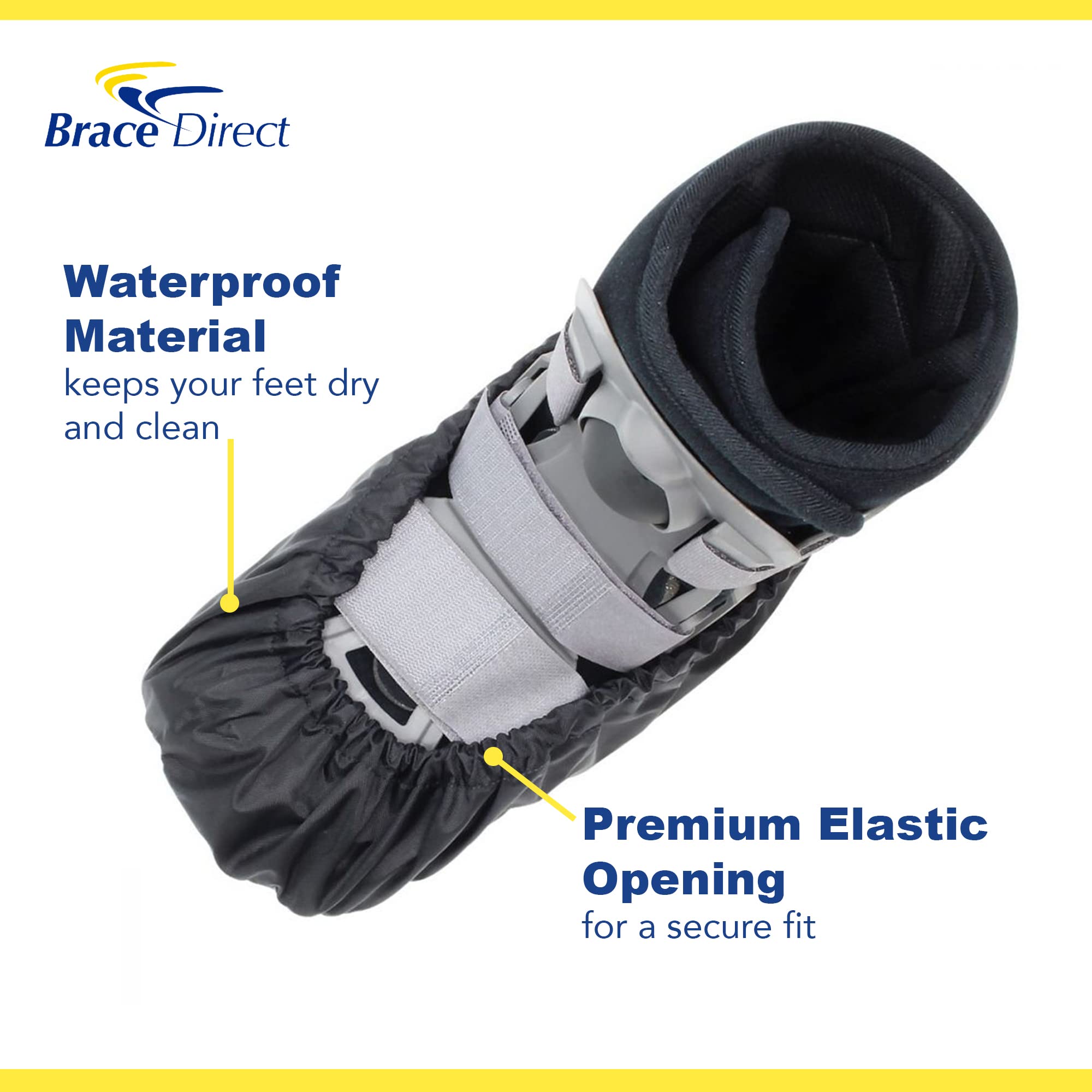 Waterproof Rain Cover for Walking Boots & Recovery Shoes - High Elastic, Slip-Resistant Protection - Keep Feet Dry & Clean - Ideal for Hiking, Post-Surgery, and Outdoor Activities