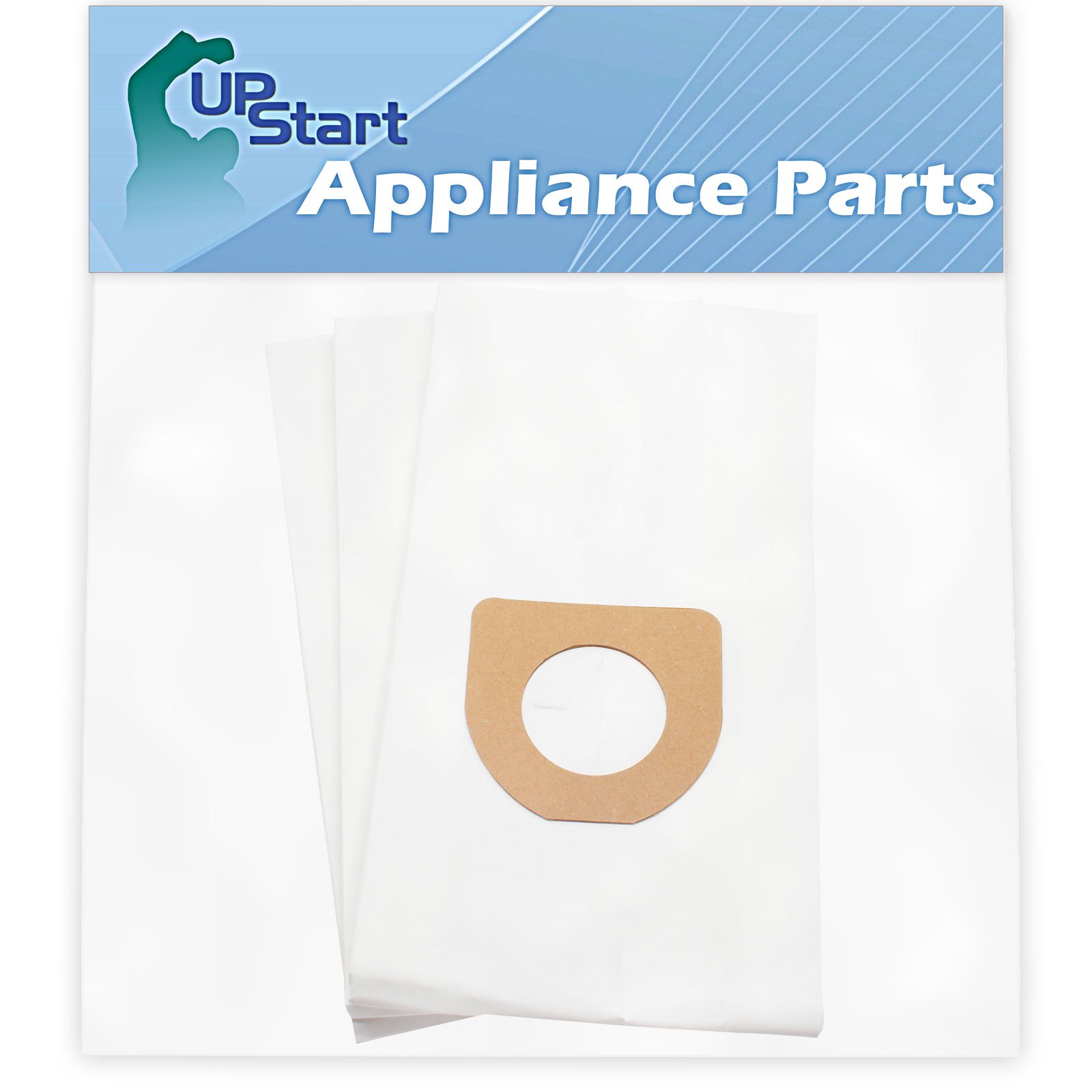 Upstart Battery 3 Replacement Vacuum Bags for Hoover U4528 - Compatible with Hoover 4010100A & Type A Models | Perfect for Home Cleaning, Pet Hair Removal & Allergen Reduction