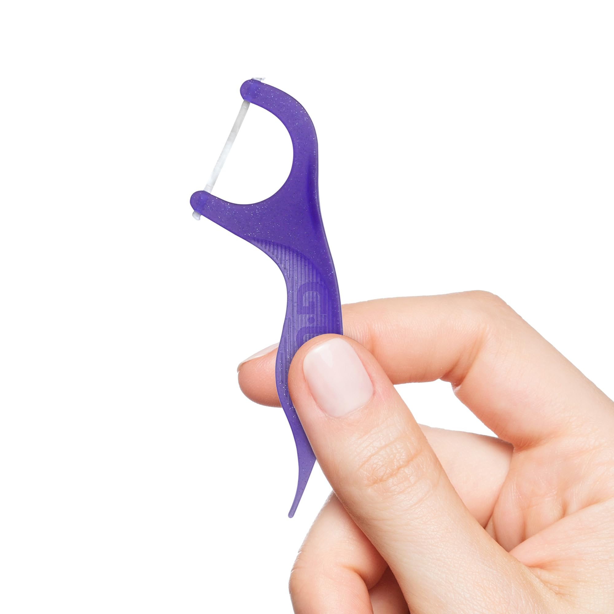 GUM Comfort Slide Floss Picks - Extra Strong Shred-Resistant Dental Floss for Tight Teeth - Easy Grip Handle, Fresh Mint Flavor (120 Count) - Perfect for Adults, Travel & On-the-Go Oral Care