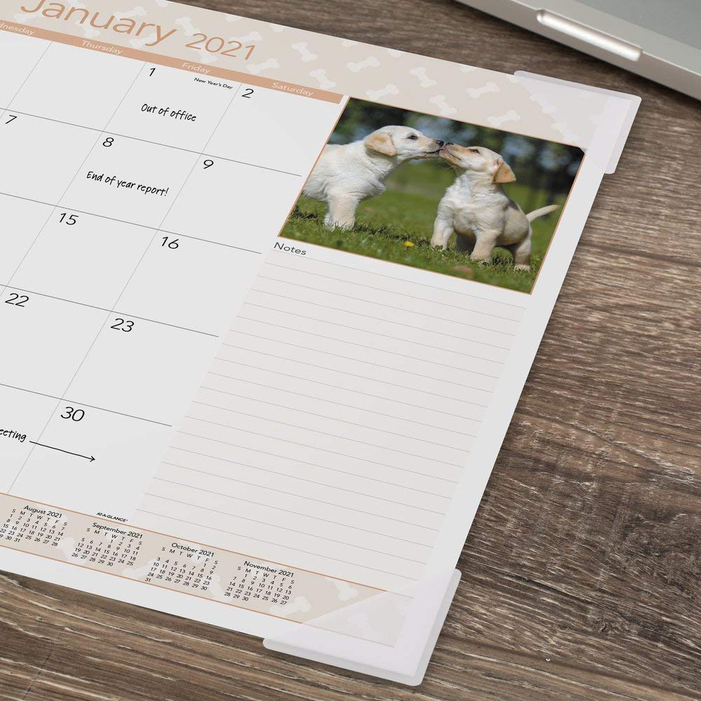 AT-A-GLANCE 2021 Monthly Desk Calendar - 21.75