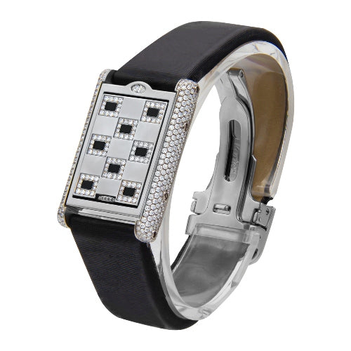 Cartier Tank Basculante 18K White Gold Diamond Ladies Watch - Luxury Swiss Timepiece for Women, Special Edition with Sapphire Crystal - Perfect for Gifts, Weddings & Formal Events