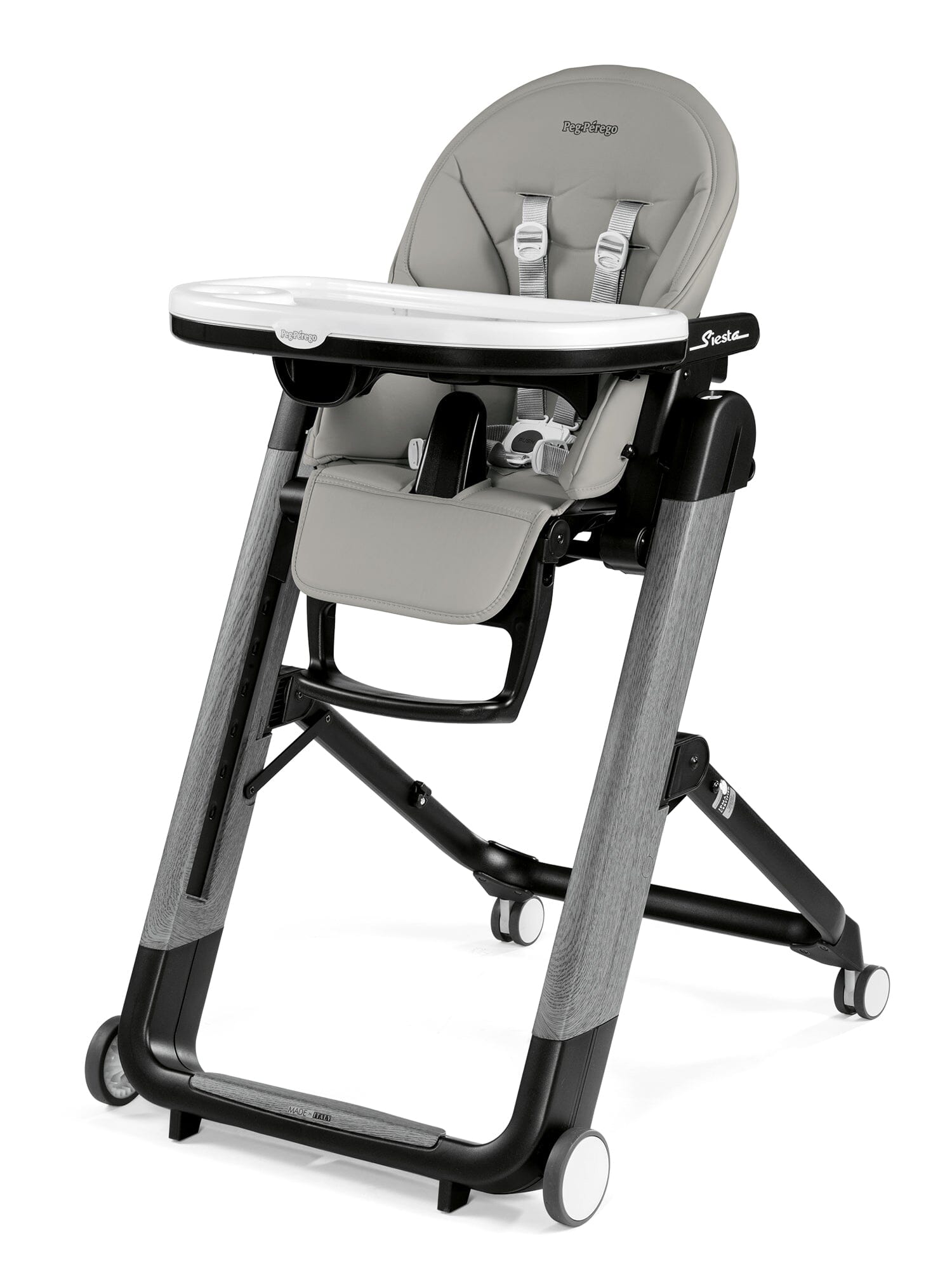 Peg Perego Siesta High Chair for Babies & Toddlers - Adjustable, Easy to Clean, Compact Baby Feeding Chair for Home & Restaurant Use