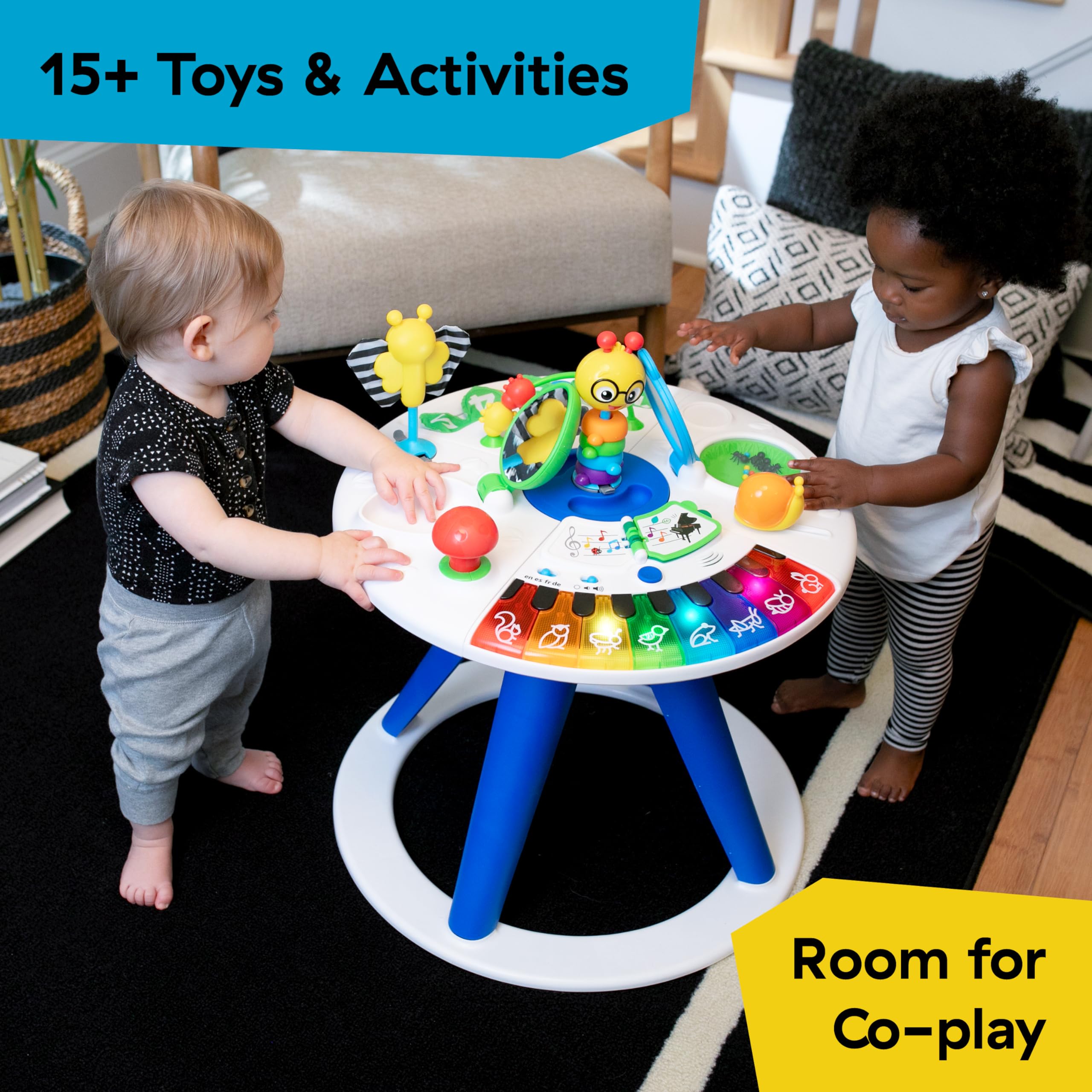 Baby Einstein 4-in-1 Walker & Activity Center for Toddlers (6+ Months) - Play & Learn