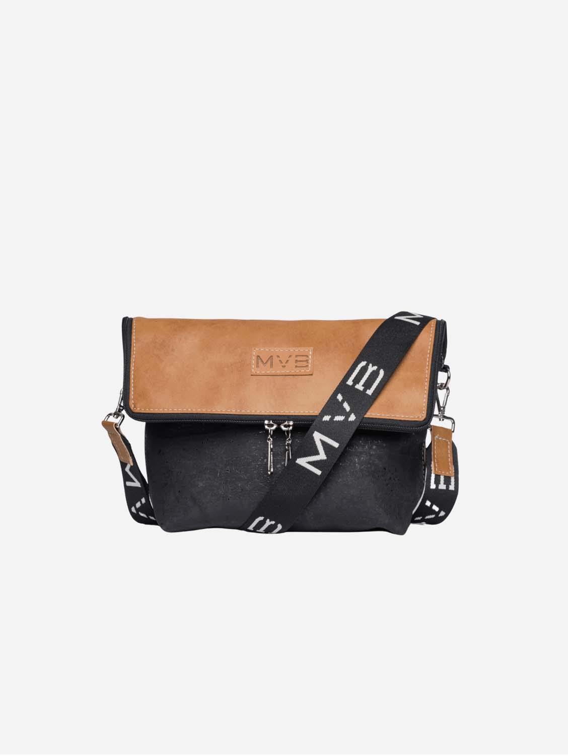 Vegan Cork Crossbody Bag for Women - Eco-Friendly & Stylish Black Handbag | Perfect for Casual Outings, Travel & Everyday Use