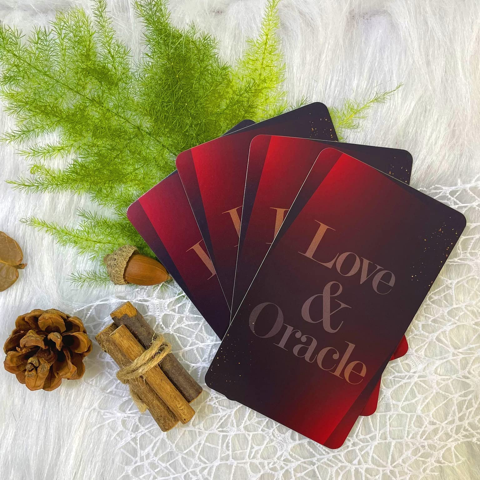 56 Love Oracle Cards Deck with Meanings - Twin Flame & Tarot Cards for Beginners | Self-Discovery, Relationship Healing & Spiritual Guidance Gift Set