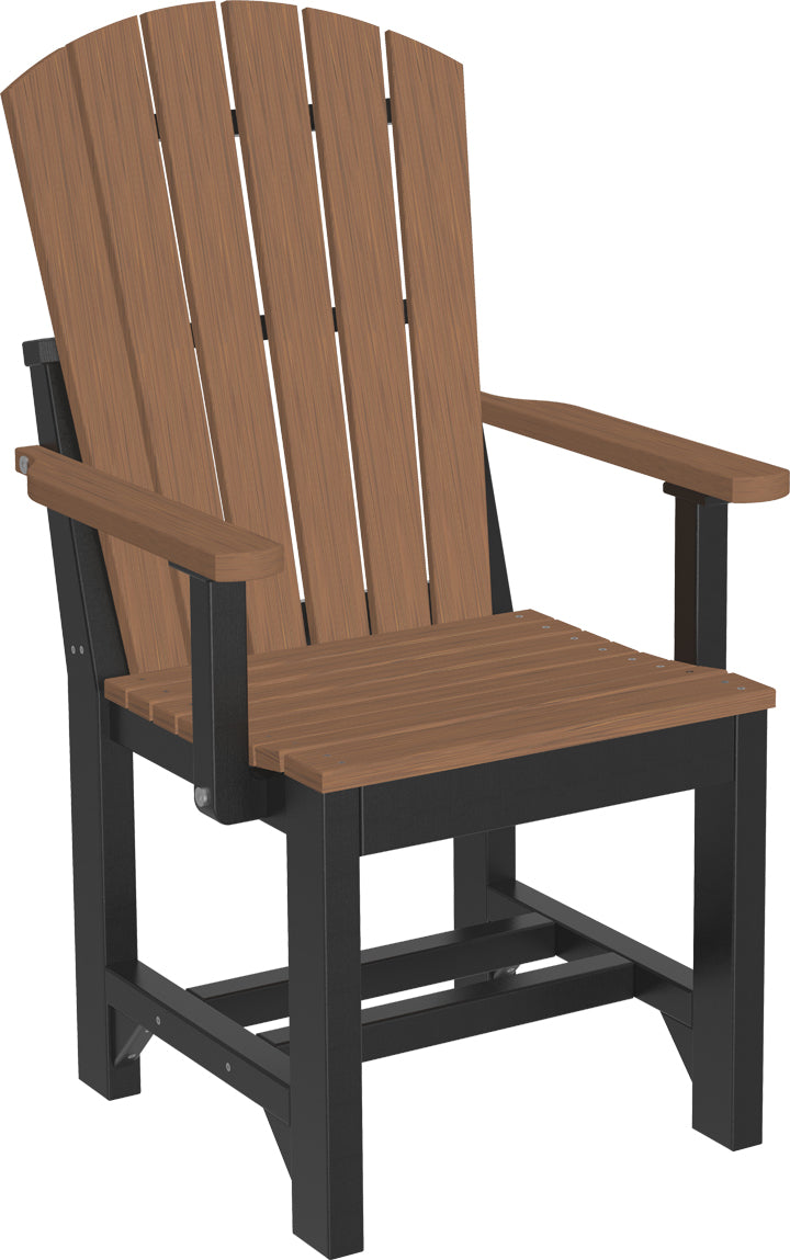 Premium Adirondack Arm Chair - Outdoor Dining Height, Weather-Resistant & Comfortable - Perfect for Patio, Deck, Garden, and Backyard Relaxation