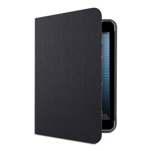 Belkin FormFit Textured Protective Case with Stand for iPad Mini (6th/5th Gen) - Black | Slim Design, Anti-Slip Grip | Perfect for Work, Travel & Home Use