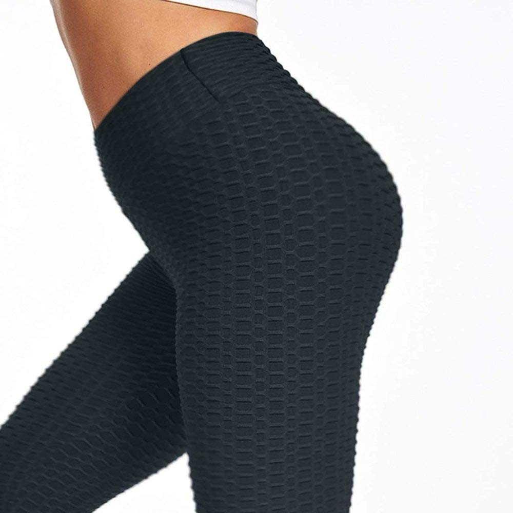 CHSSIH High Waist Yoga Pants for Women - Butt Lifting Tummy Control Workout Leggings, Anti-Cellulite Tight Fitness Leggings | Perfect for Yoga, Gym & Everyday Wear