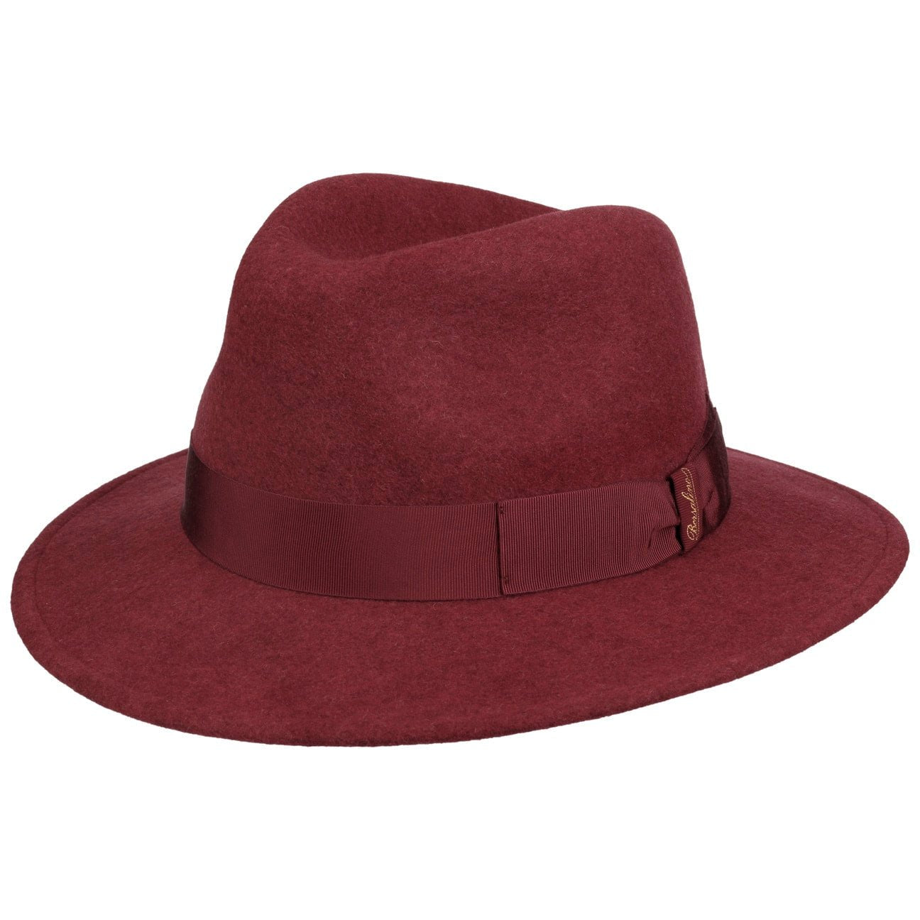Borsalino Piemonte Traveller Wool Hat for Men & Women - Warm Winter Beanie for Outdoor Travel, Hiking & Casual Wear