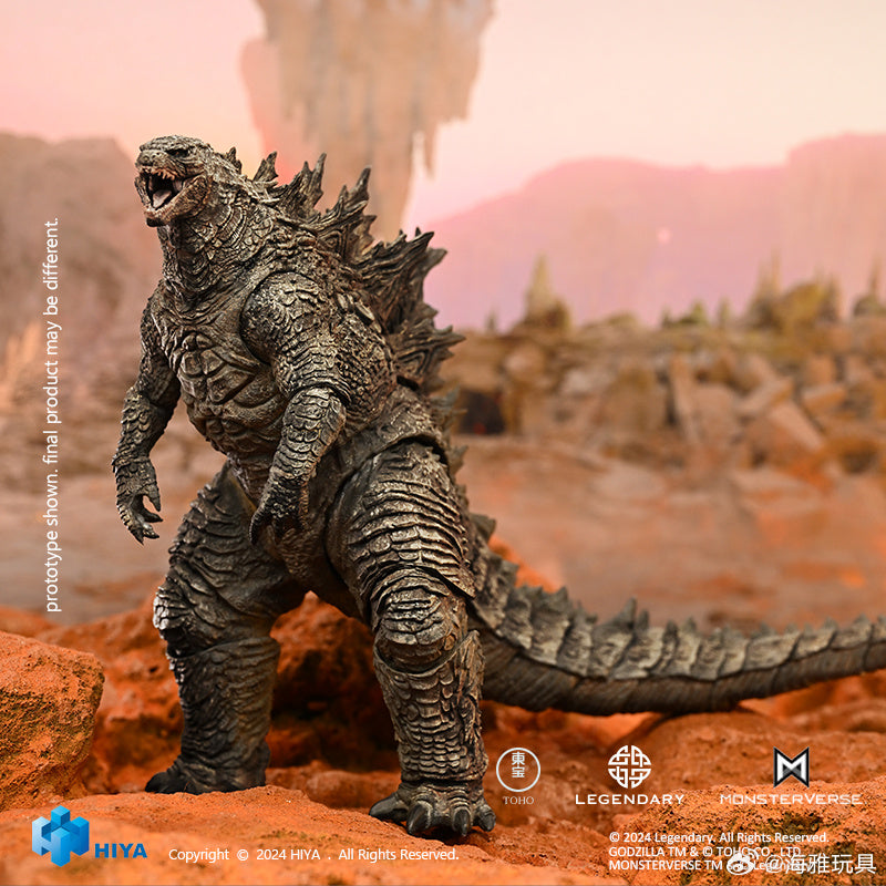 HIYA 7-inch 18cm Godzilla x Kong The New Empire Action Figure - Highly Detailed Collectible Toy for Movie Fans & Display