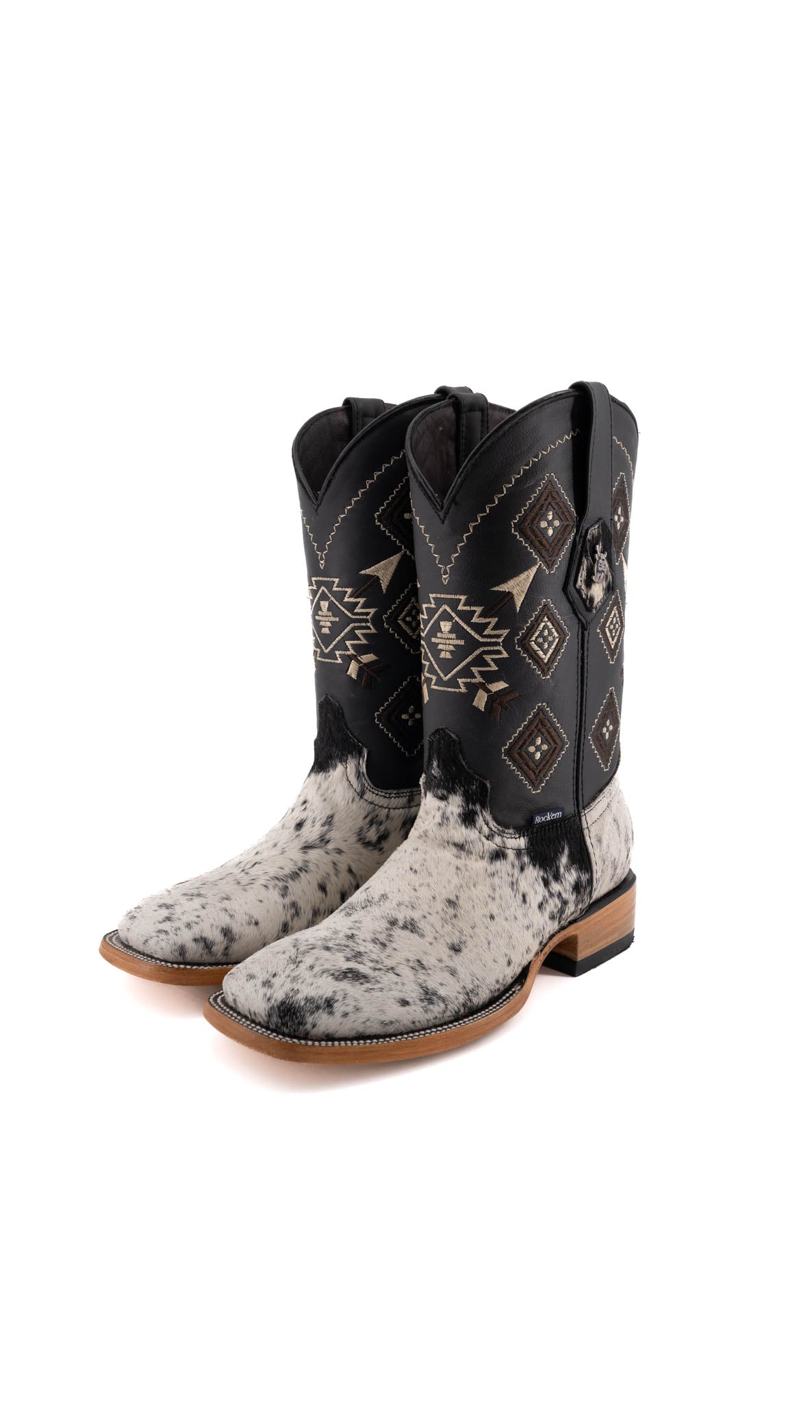 Men's Size 7 Genuine Cowhide Leather Boots - Durable & Comfortable Western Boots for Riding, Work & Casual Wear