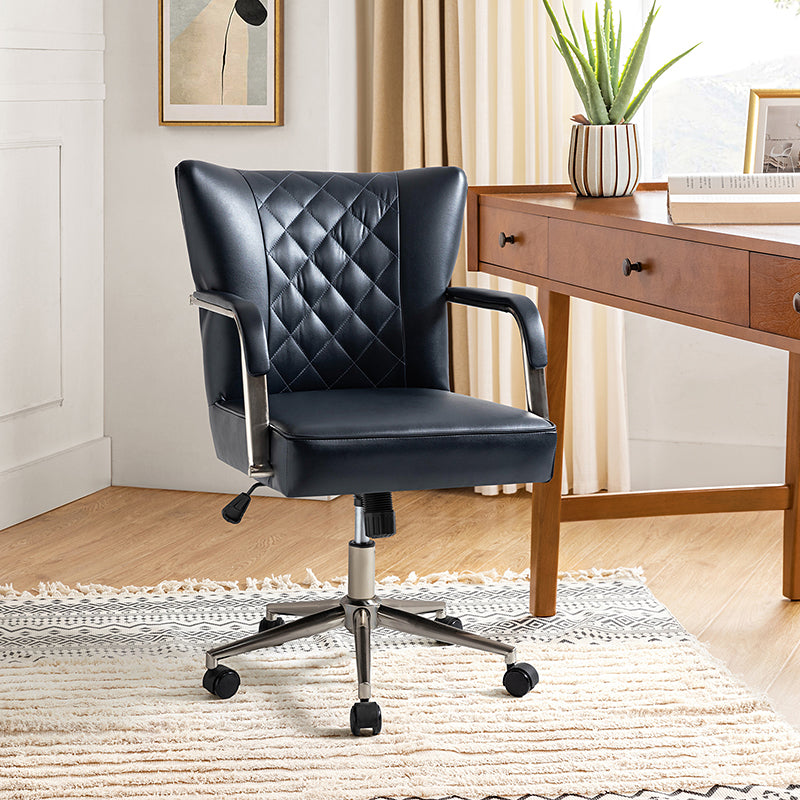 Egmont Waterproof 360 Degree Swivel Office Task Chair - Ergonomic Desk Chair for Home & Office Workspace, Gaming, and Study