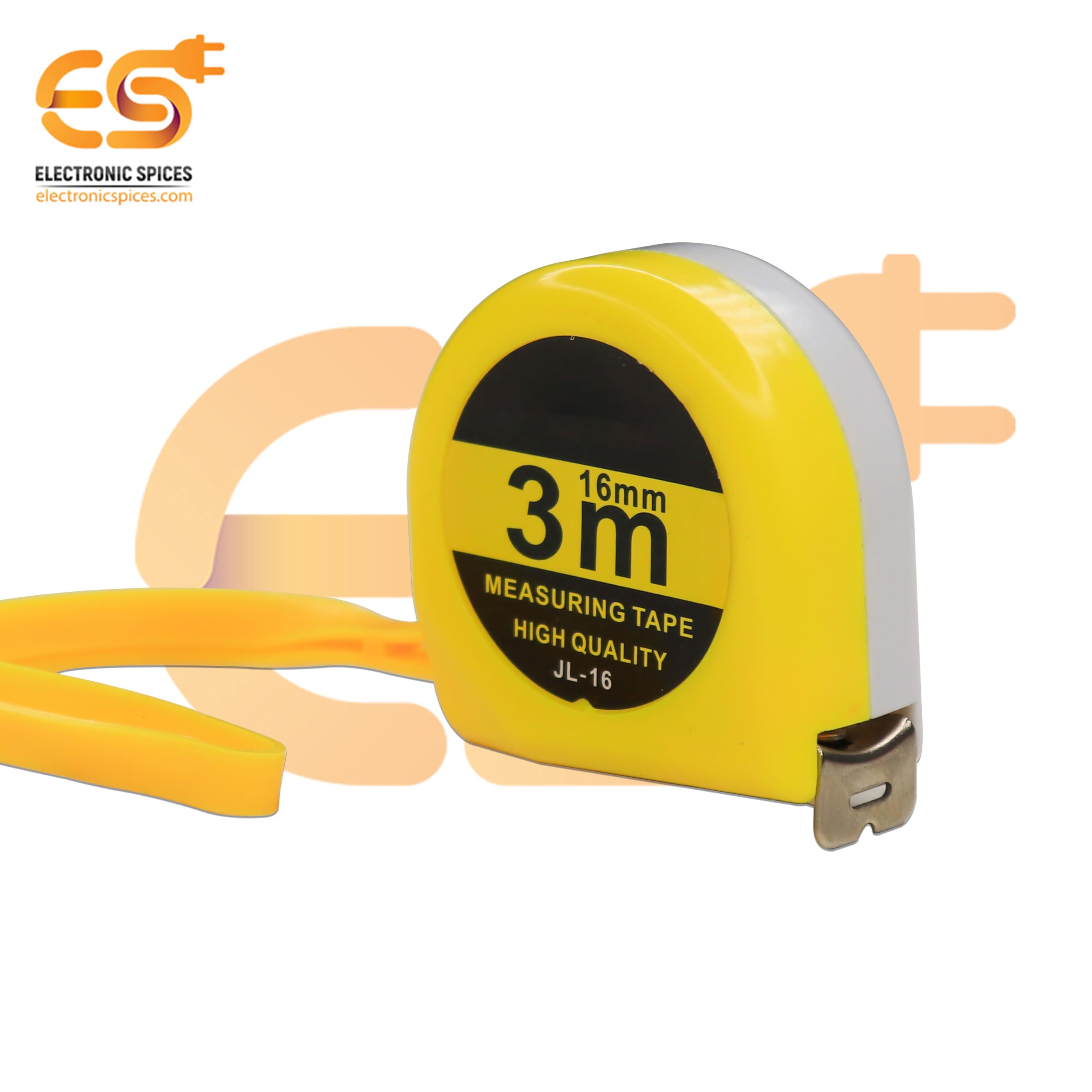 16mm High Steel 3m (10ft) Measuring Tape for Construction, Carpentry, DIY Projects - Durable & Accurate Metric Ruler for Home Improvement, Woodworking, and Metalworking