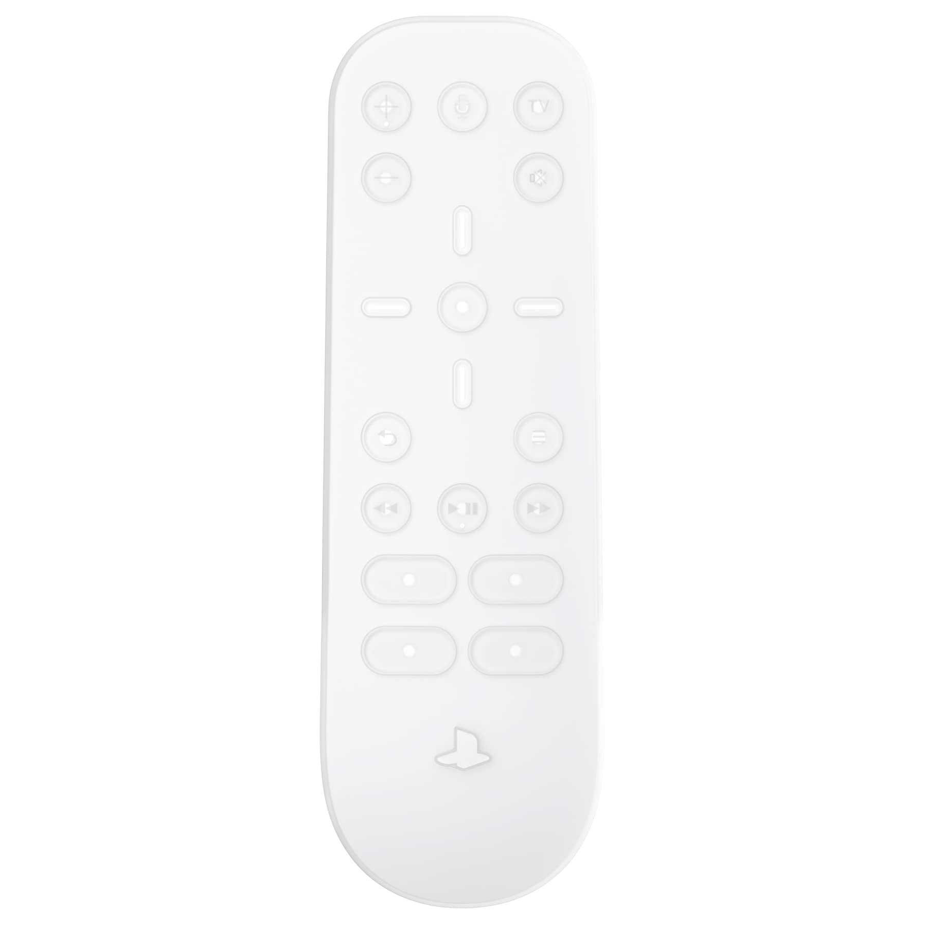PlayVital Anti-Slip Silicone Cover for PS5 Controller - Protective Case for PS5 Remote Control - Clear White - Perfect for Gaming, Streaming & Long Play Sessions