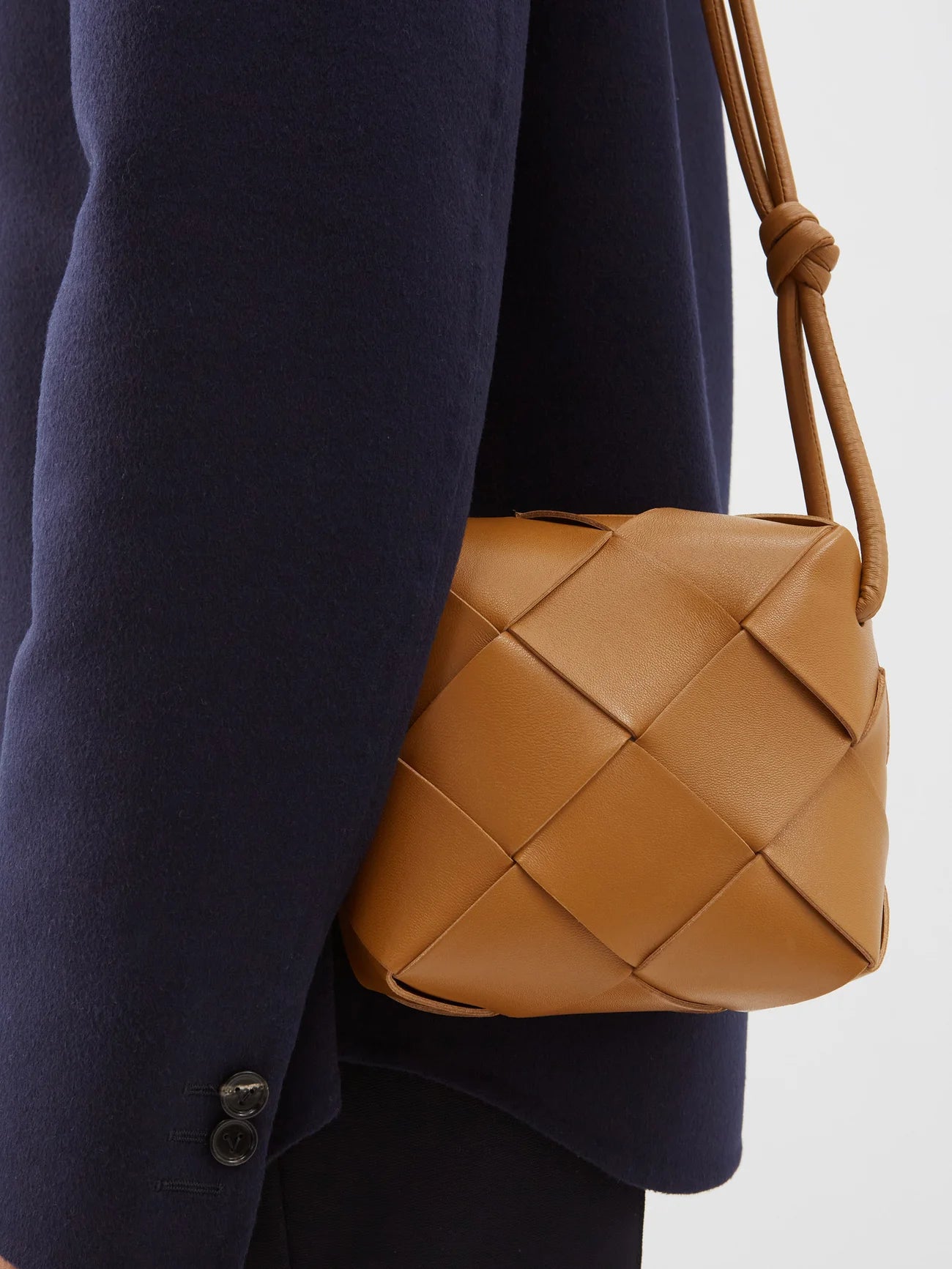 Loop Cassette Mini Crossbody Bag in Camel (G) - Stylish and Compact Purse for Women, Perfect for Everyday Use, Travel, and Casual Outings