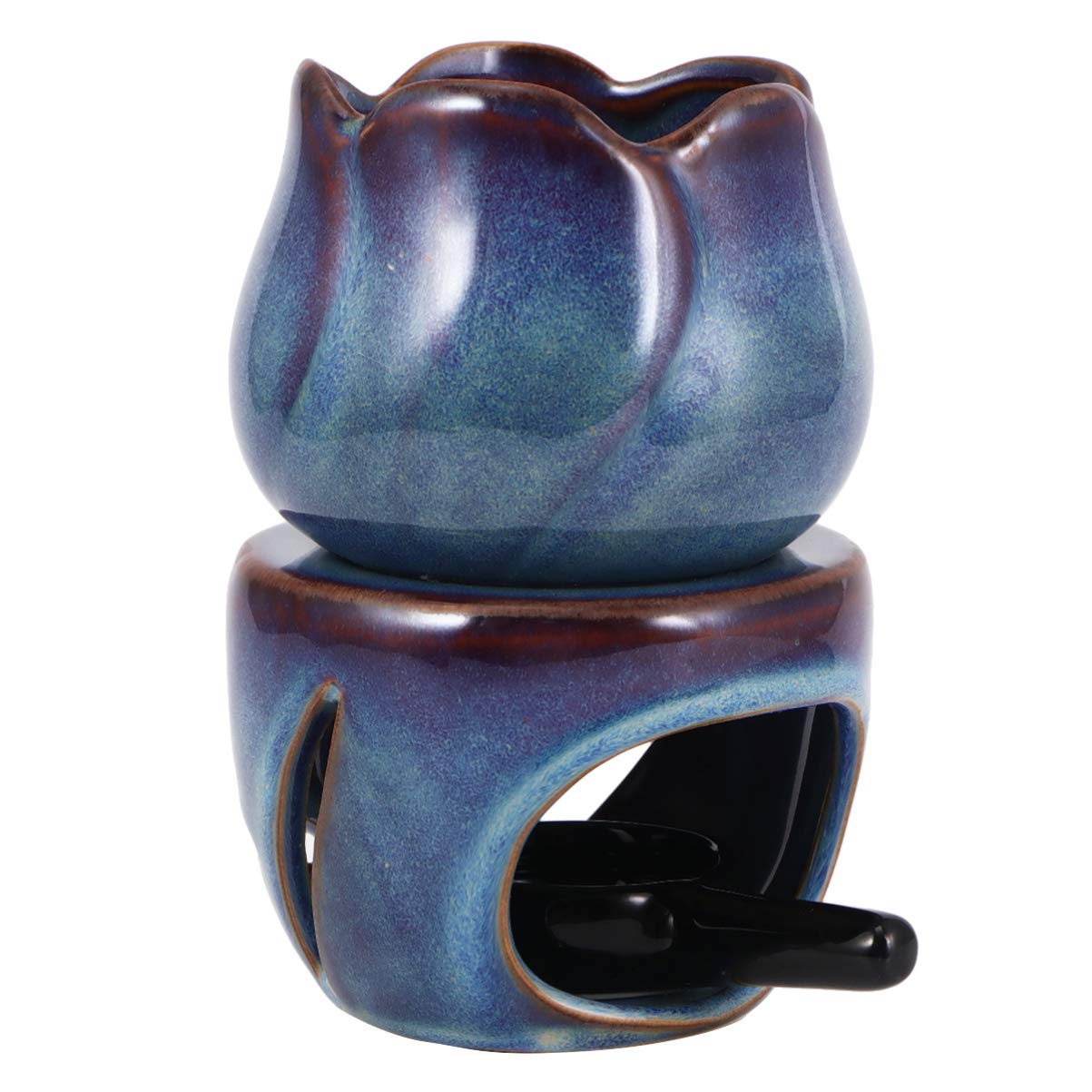 EXCEART Ceramic Essential Oil Diffuser & Wax Melt Burner - Aromatherapy Candle Warmer for Home, Bedroom, Office | Perfect for Relaxation, Christmas Decor & Holiday Gifts