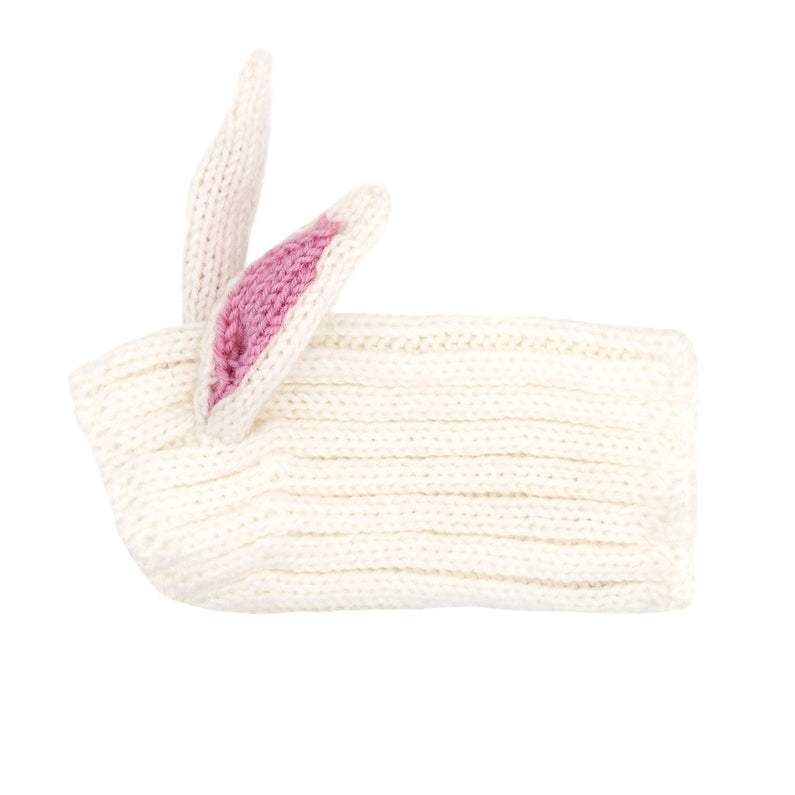 Soft Bunny Rabbit Dog Snood - Warm Pet Neck Warmer for Small & Medium Dogs - Perfect for Winter Walks & Outdoor Adventures