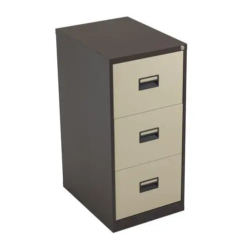 Metal File Cabinet with Lock - 2 Drawer Letter Size File Cabinet for Office, Home, or School - Secure Document Storage Organizer for Files, Folders, and Office Supplies