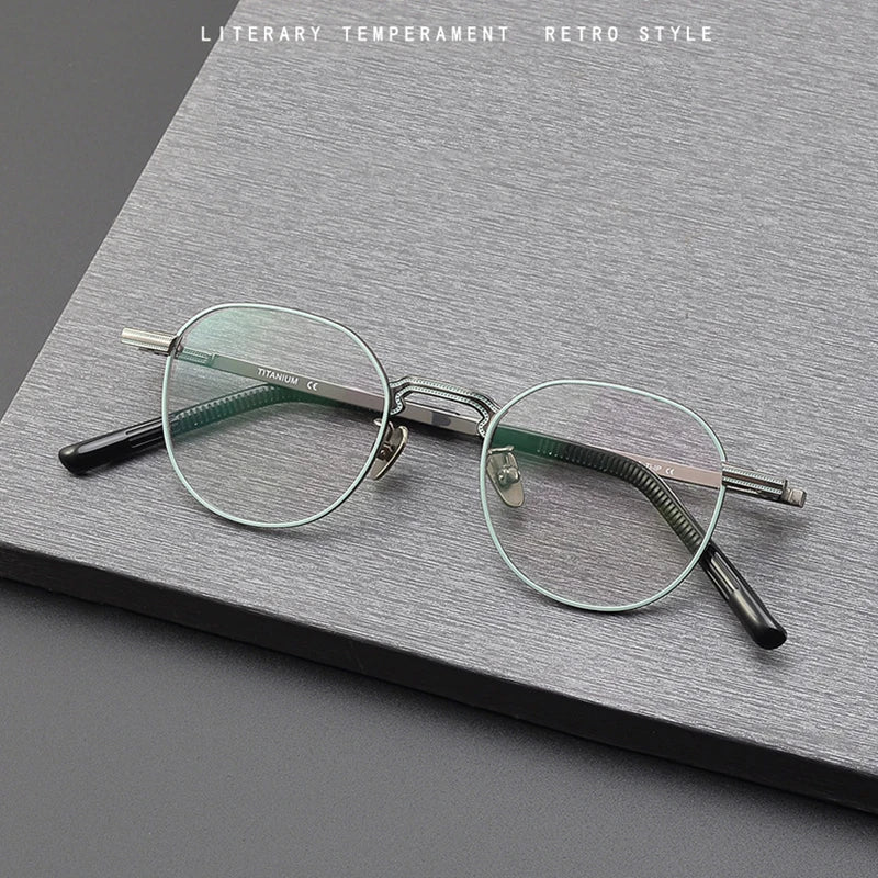 Stylish Black Acetate Full Rim Polygon Eyeglasses for Women - S955 | Perfect for Work, Reading & Fashion Accessories