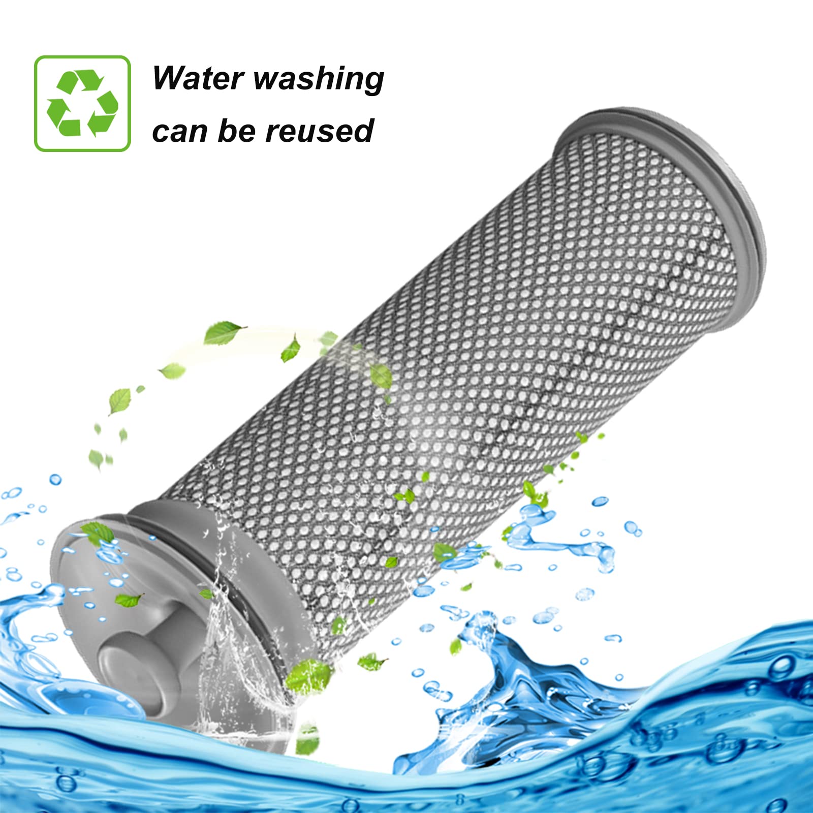 3 Pack Tineco A10/A11 Vacuum Pre Filters with Brush - for Easy Cleaning & Maintenance
