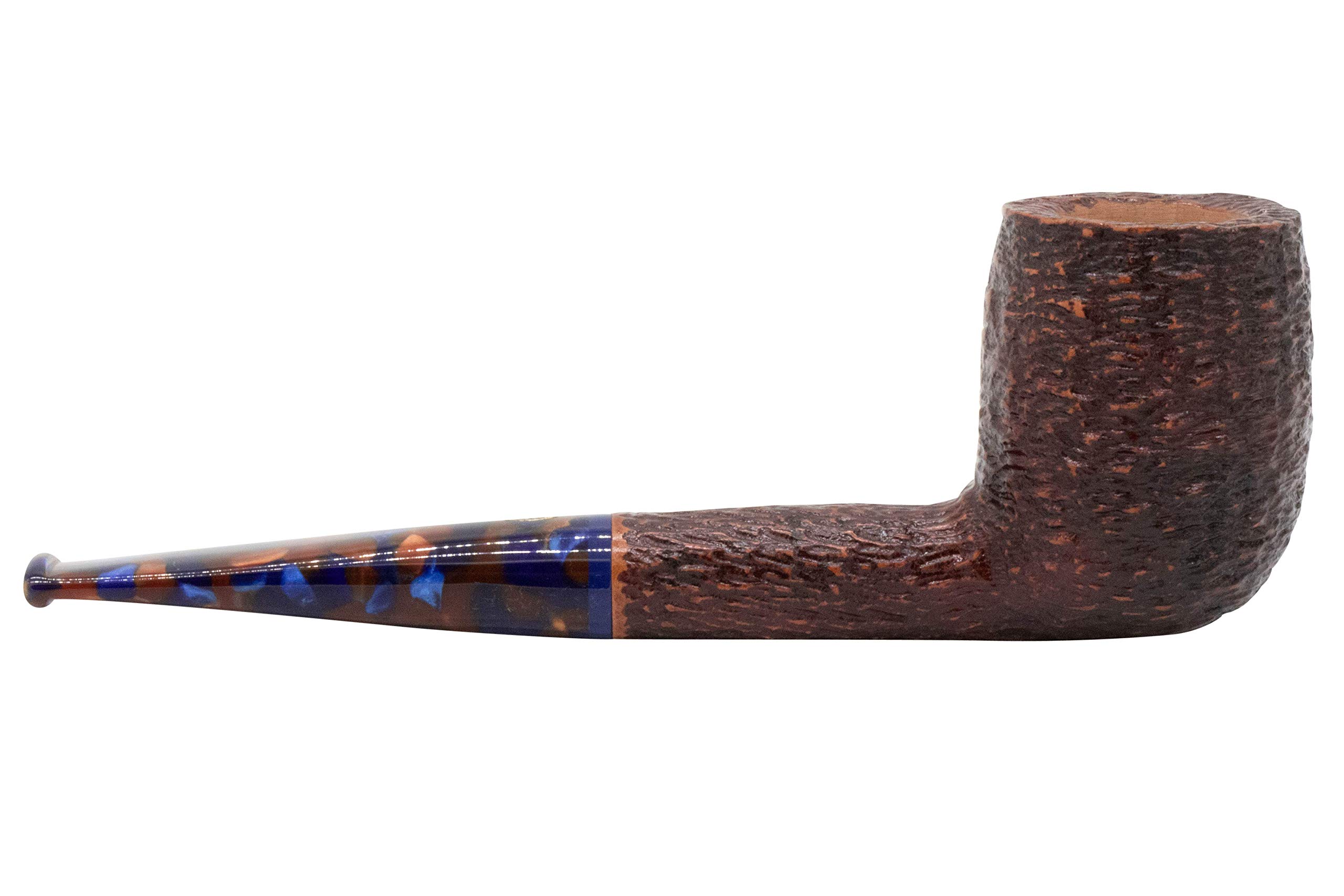 Savinelli Fantasia Brown 111 Tobacco Pipe - Rustic Finish Handcrafted Briar Wood Smoking Pipe for Men - Perfect for Relaxation & After-Dinner Enjoyment
