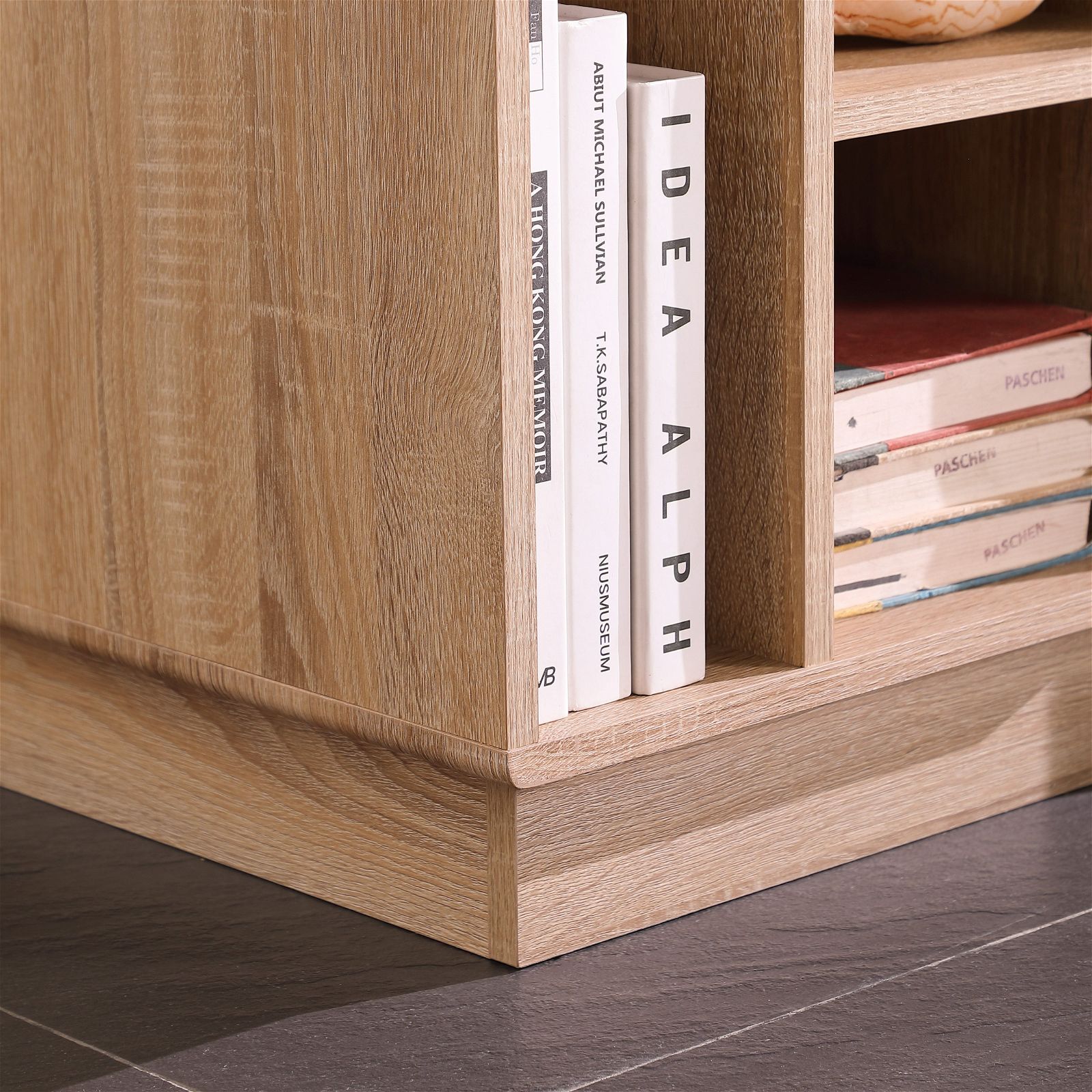 Tauris™ Encore Side Table in Light Oak - Perfect for Living Room, Bedroom, or Office Accent Furniture