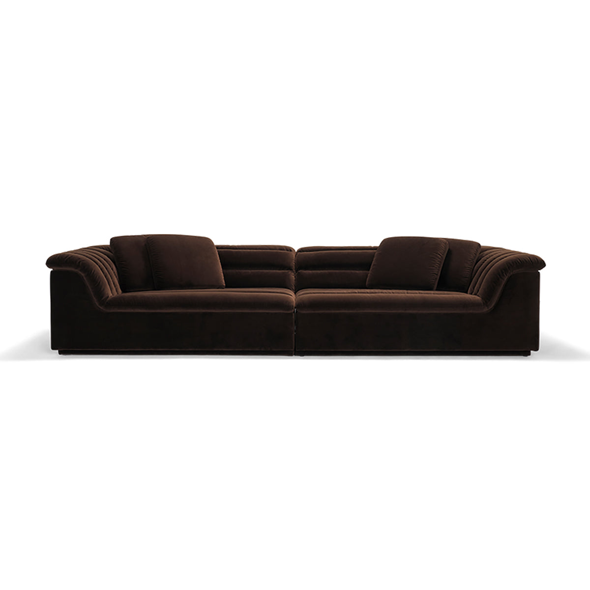 Avalon Piccolo 4-Seat Floating Sofa - Modern Outdoor/Indoor Sectional Couch for Patio, Poolside & Living Room Relaxation