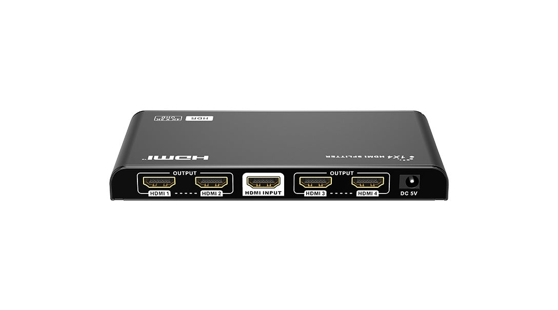 4K 60Hz HDMI Splitter 4 Ports - Ultra HD Video Distribution for Home Theater, Gaming & Multi-Screen Setup