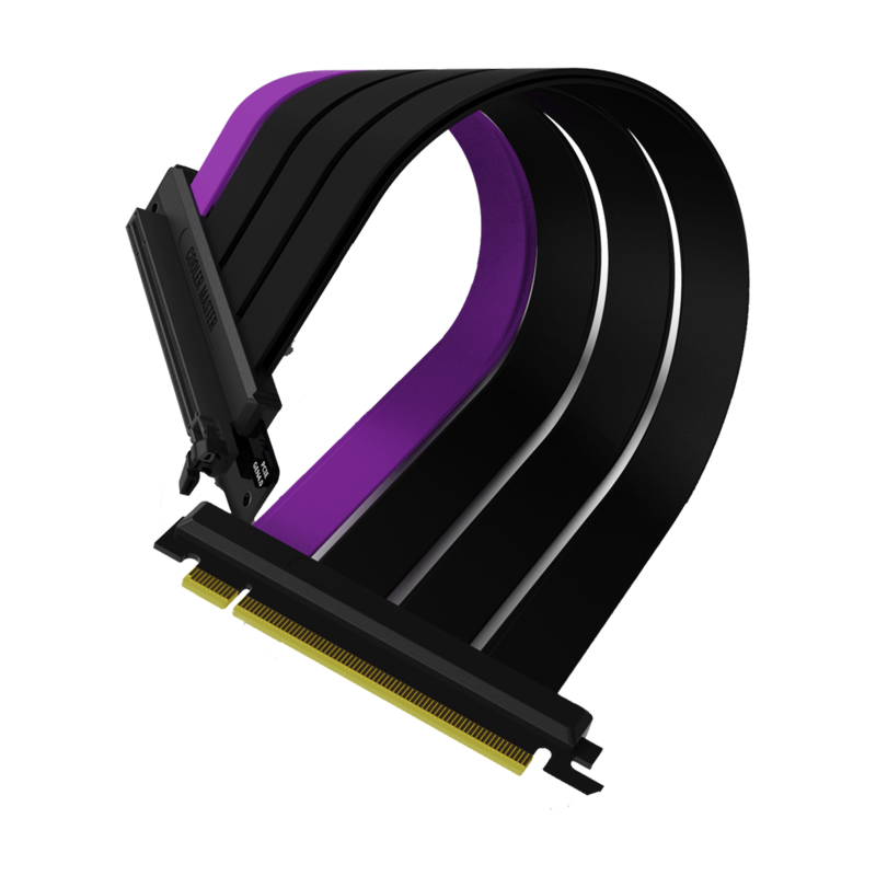 Cooler Master MCA U000C KPCI40 300mm PCIe 4.0 Riser Cable - High-Speed Extension for Gaming PC, Mining Rig & Workstation Builds