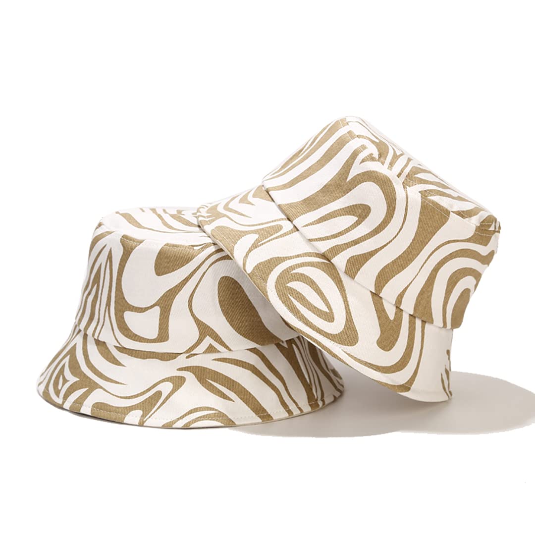 Stylish Animal Print Bucket Hat - Reversible & Packable Sun Hat for Women & Men - Perfect for Fishing, Beach, and Outdoor Adventures