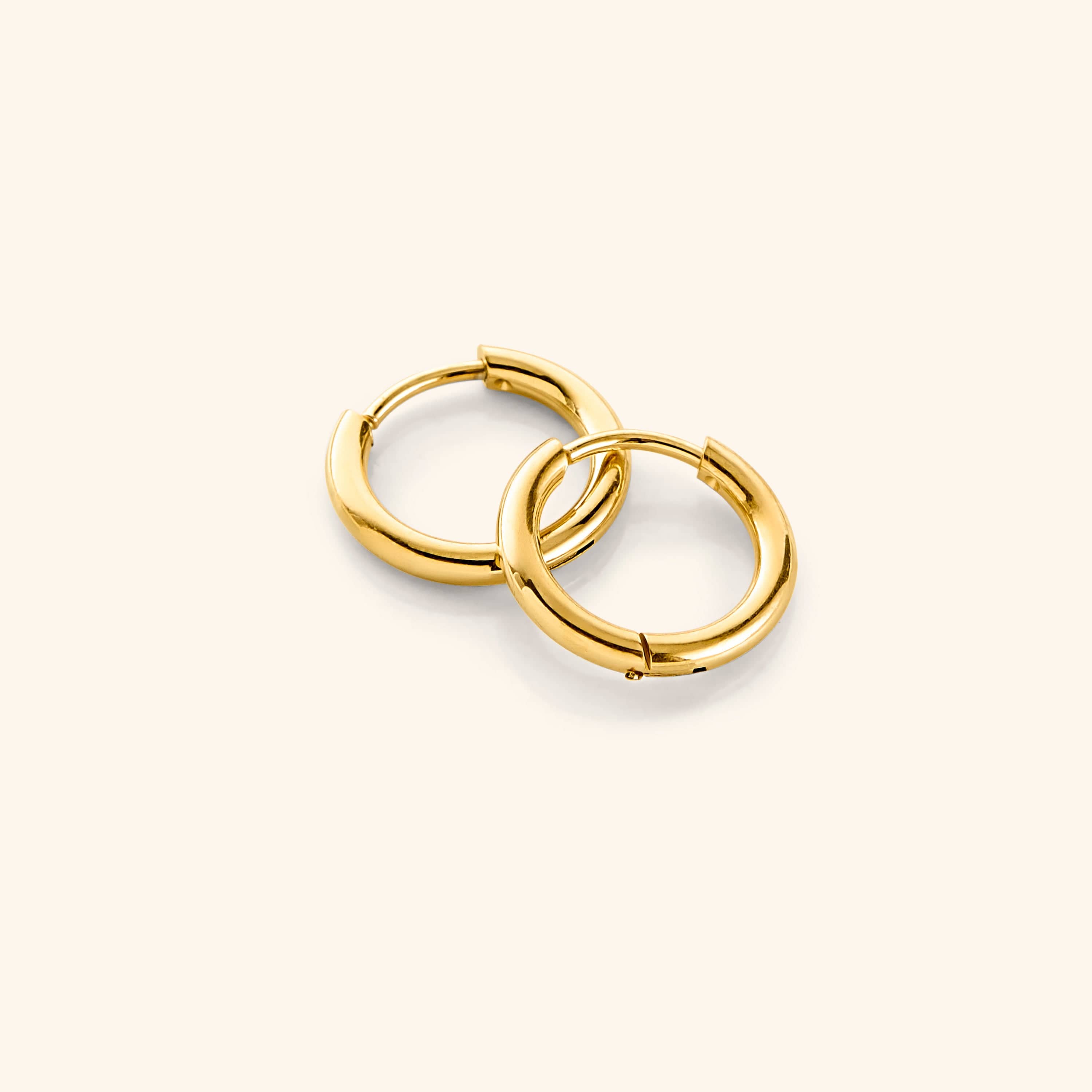 10mm Huggie Hoop Earrings for Women - Gold & Silver Huggie Earrings for Everyday Wear | Perfect for Gifts, Parties & Casual Outfits