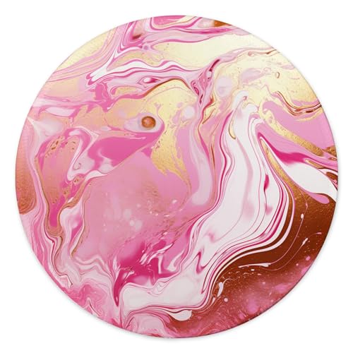 Pink Golden Abstract Marble