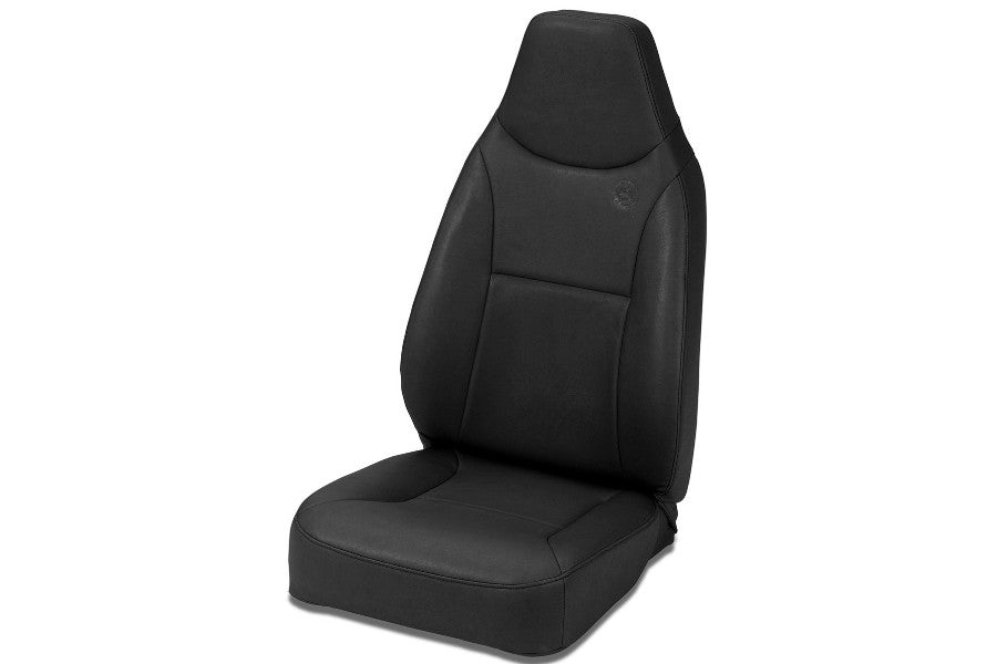 Ford Bronco Bestop Trailmax II Standard Front Seat - All Vinyl Black Denim Replacement Top for CJ7/TJ/YJ Wranglers | Durable Off-Road Jeep Accessory for Adventure & Daily Driving